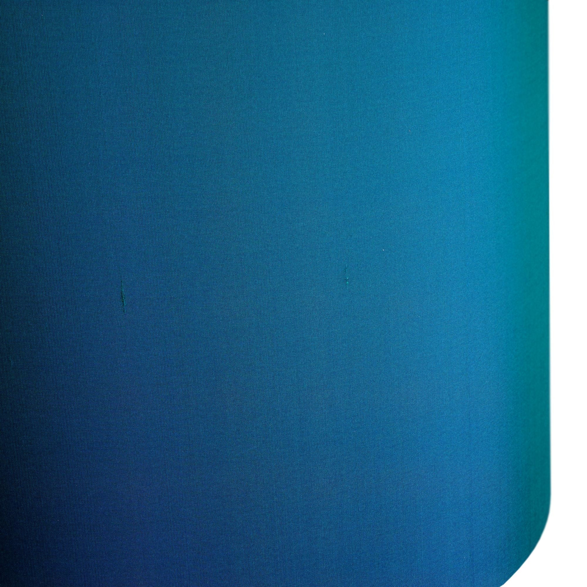 11cm drum shade in Peacock dupion silk - Image 2