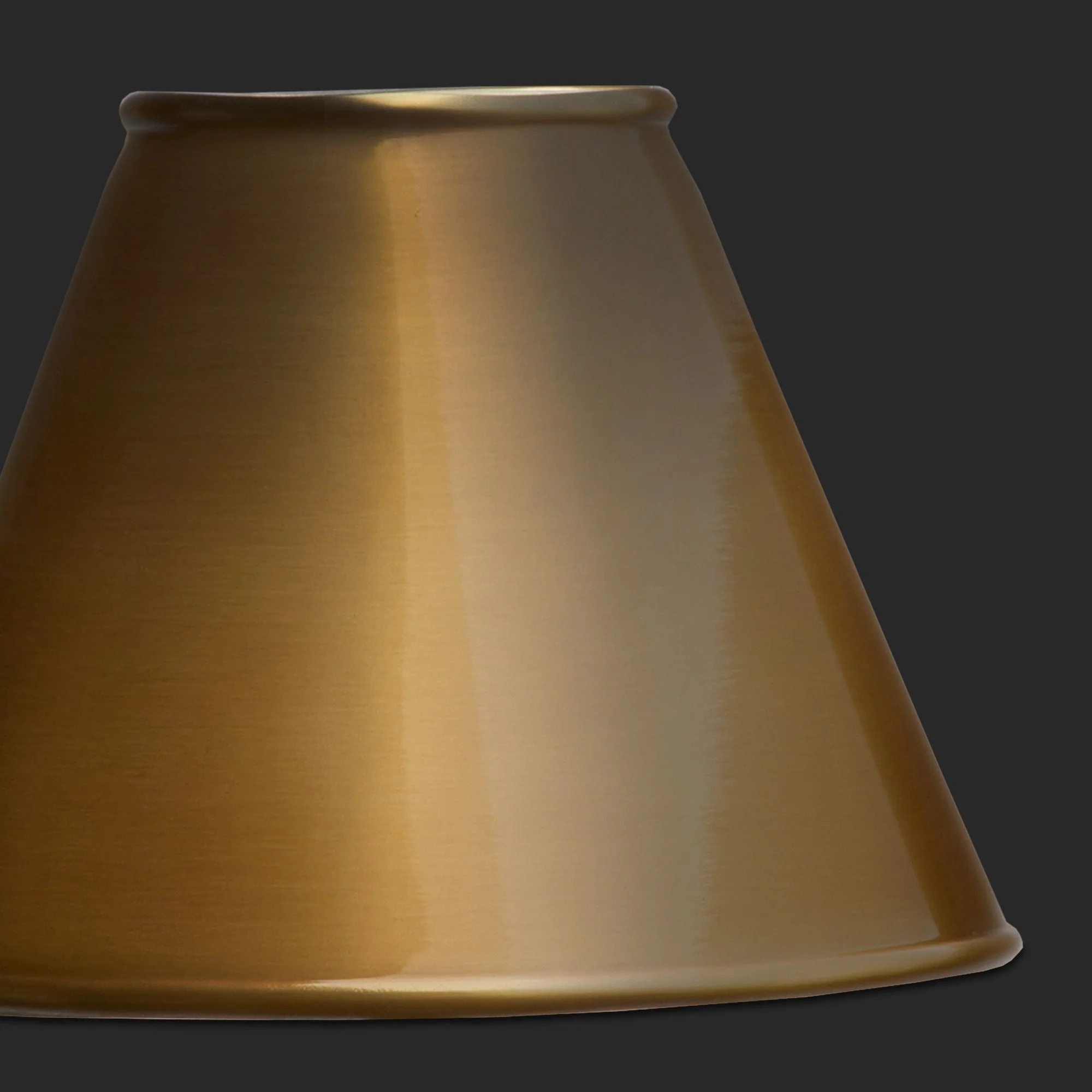 14cm empire shade in brasso - Image 2