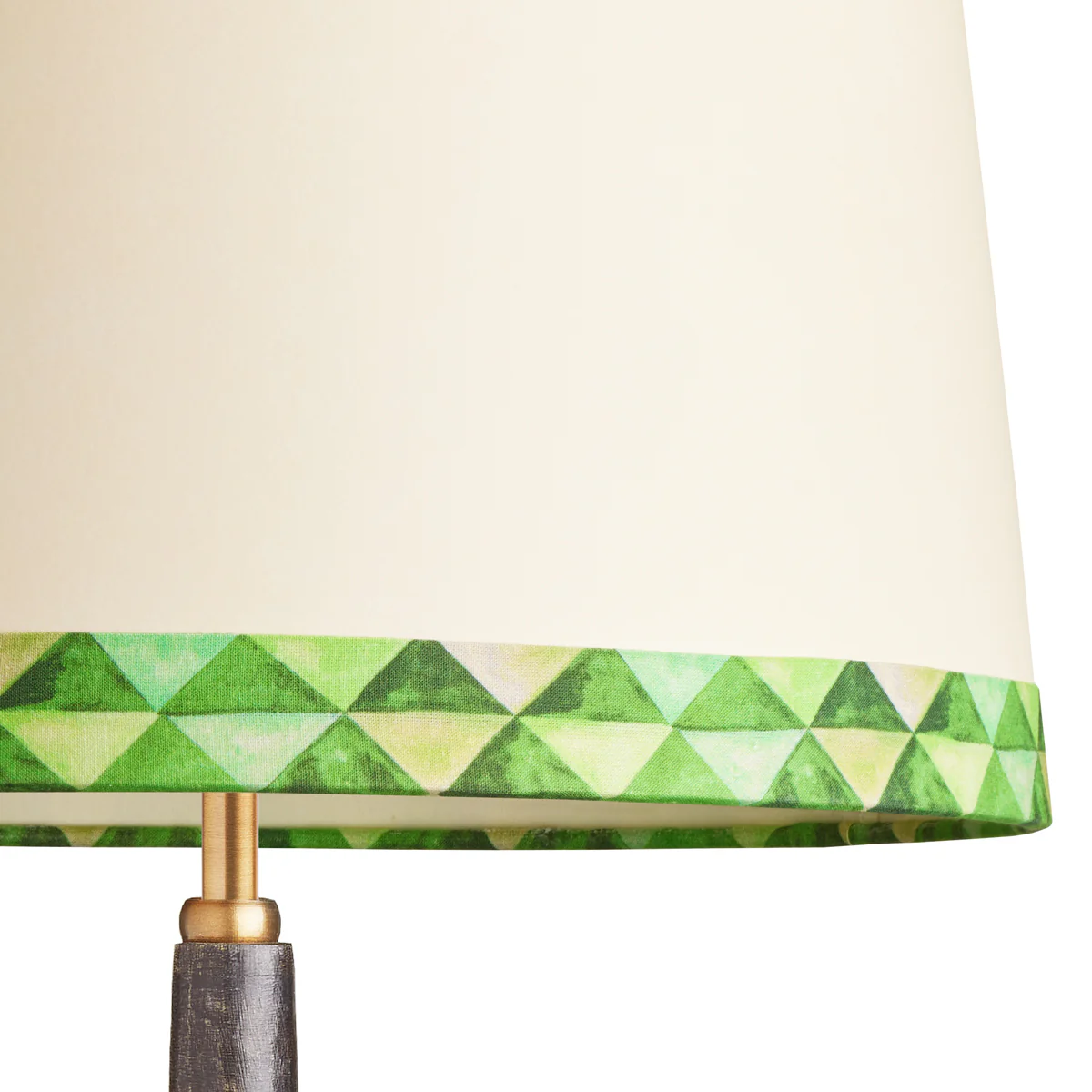 14cm tall tapered shade in green card harlequin by Matthew Williamson - Image 2