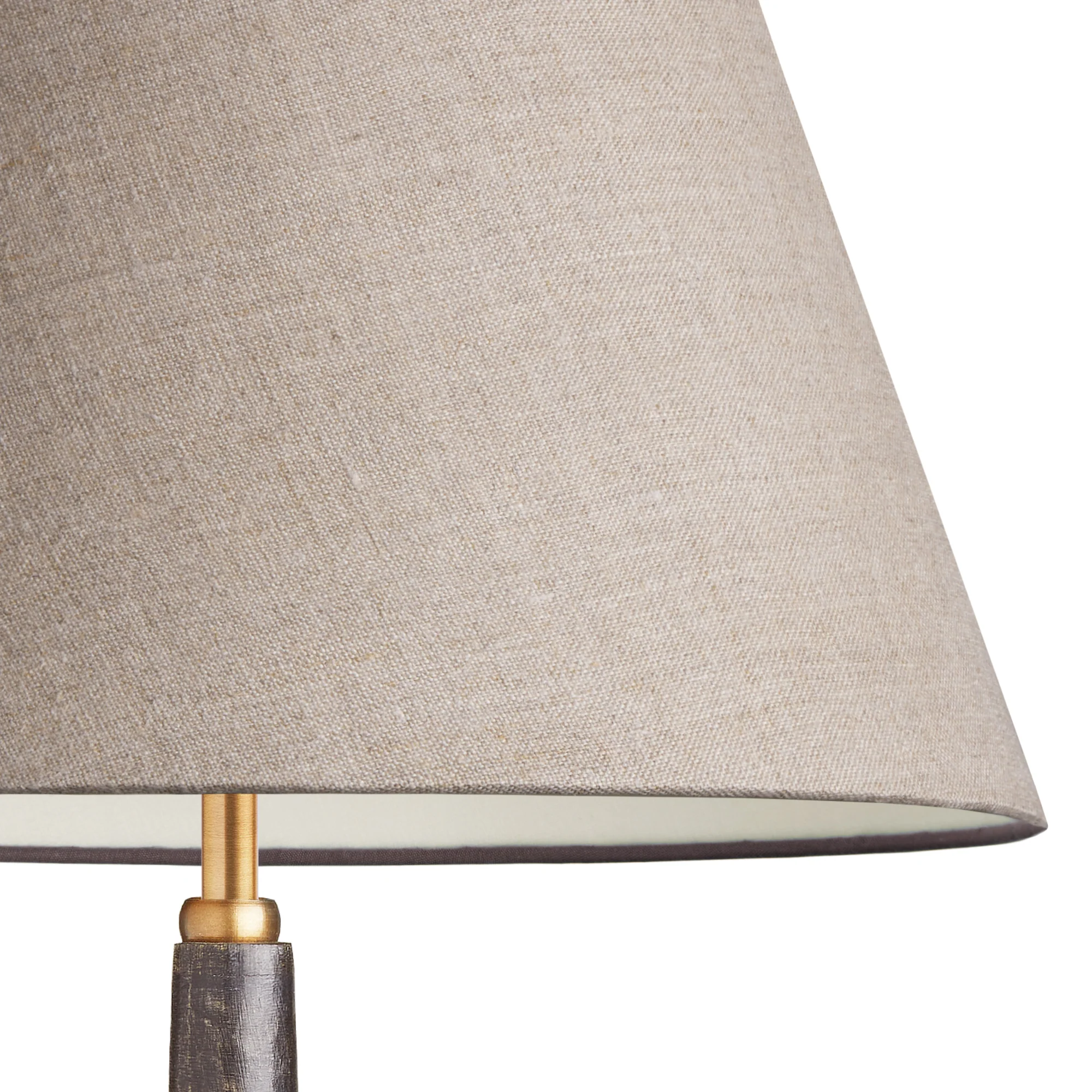 16cm empire lampshade in natural linen - Image 2