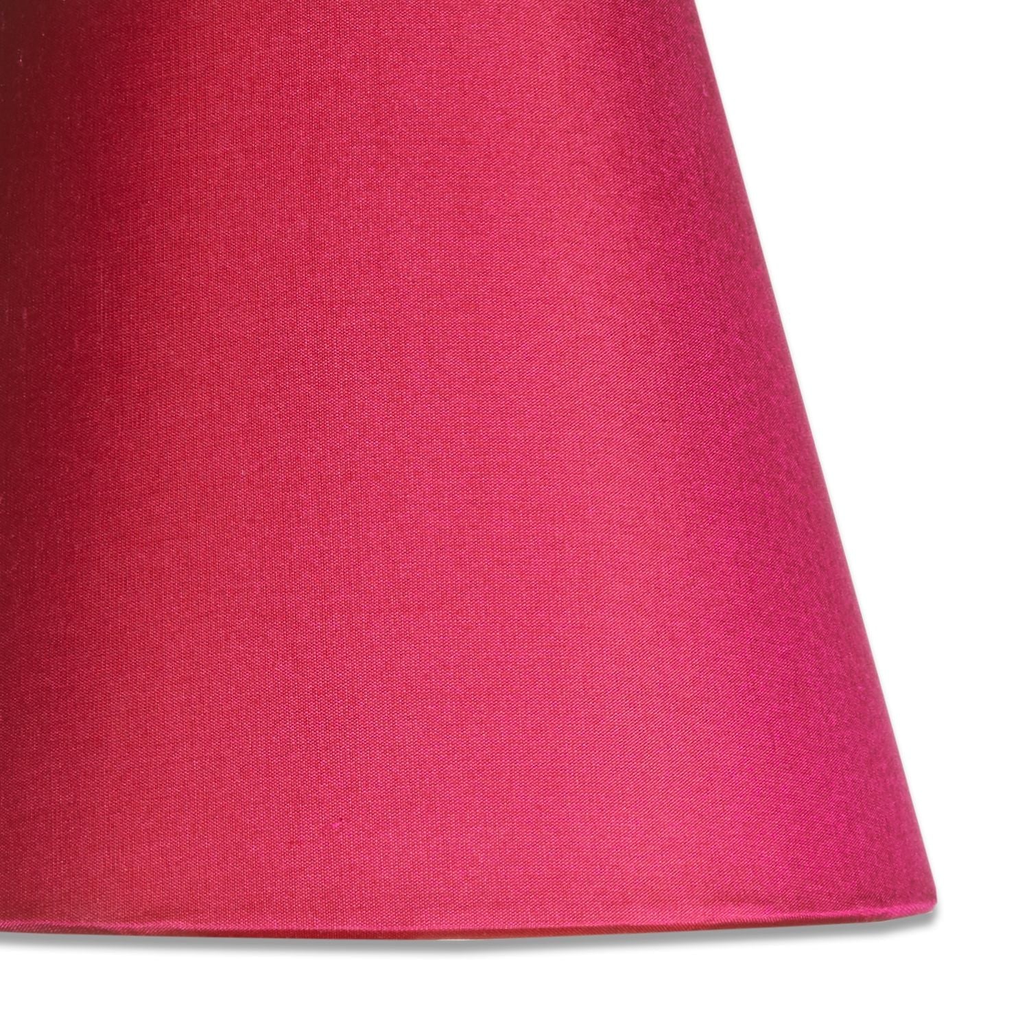 16cm empire shade in fuchsia dupion silk - Image 2