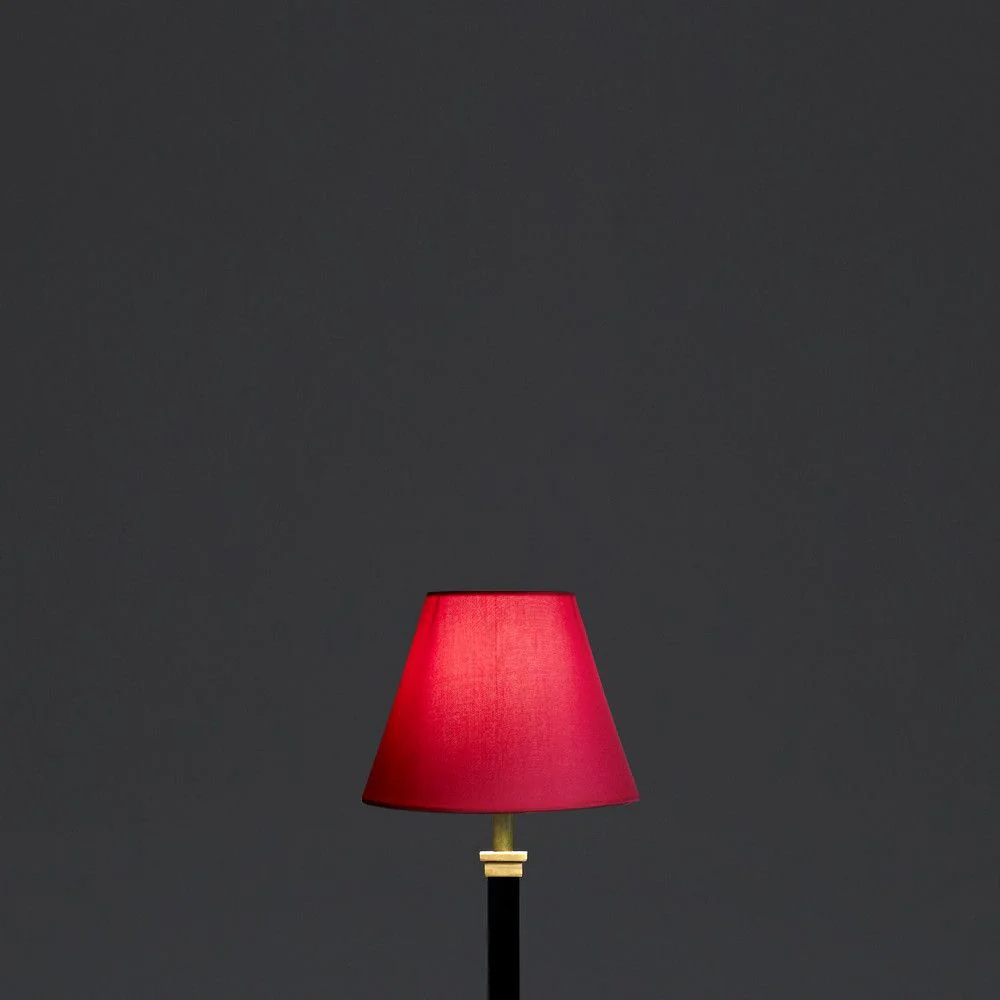 16cm empire shade in fuchsia dupion silk - Image 4