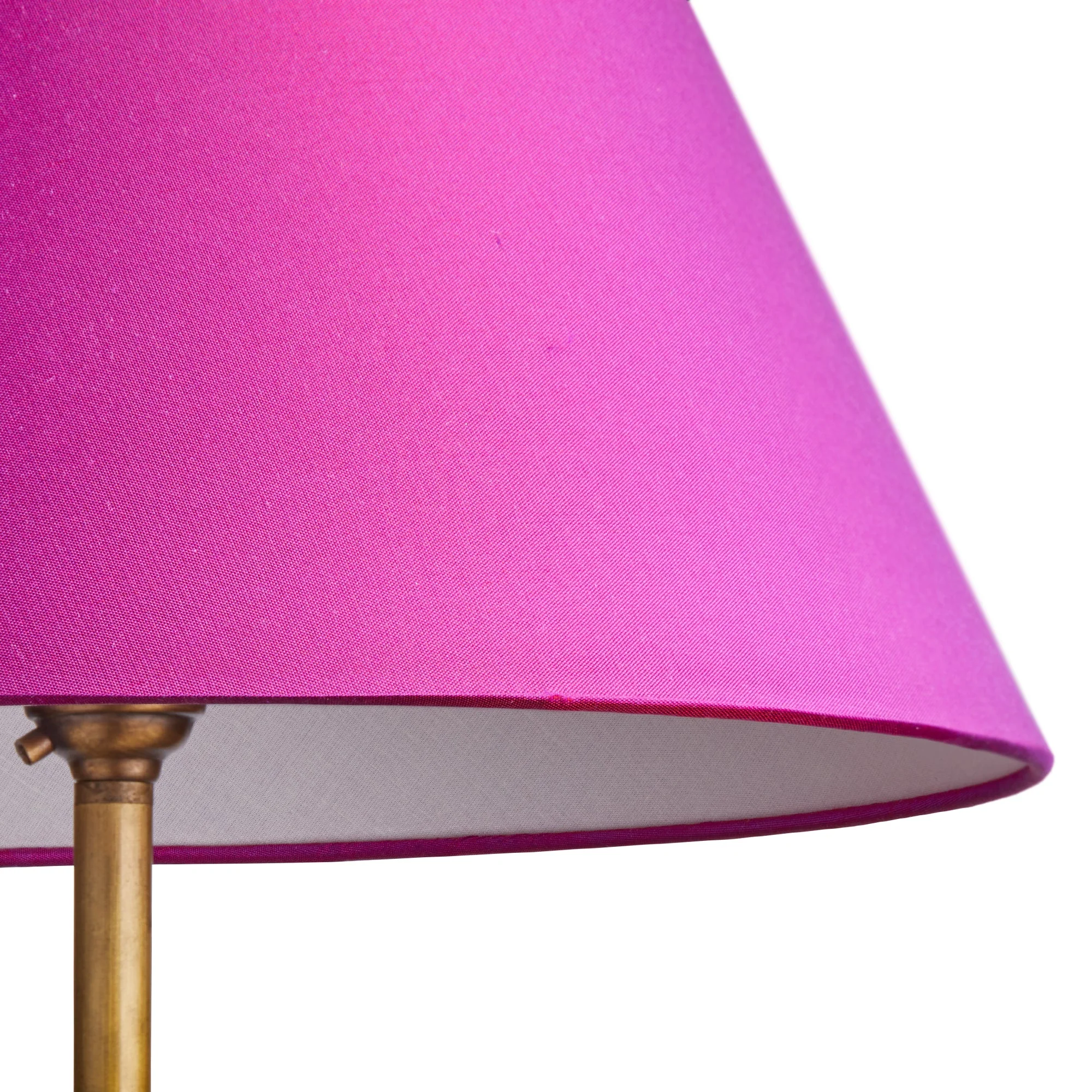 16cm empire shade in fuchsia dupion silk - Image 5