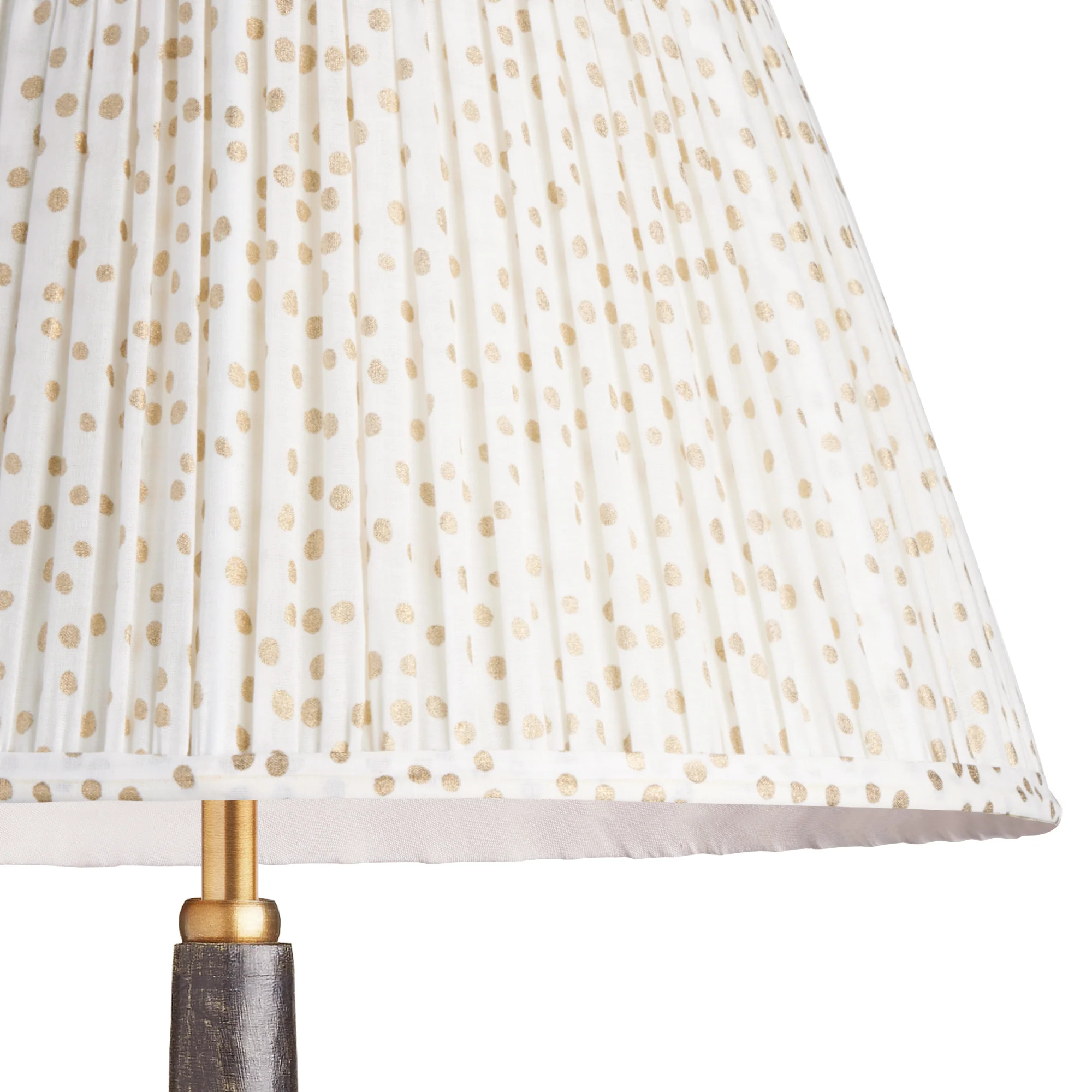 16cm empire shade in gold dotty - Image 2