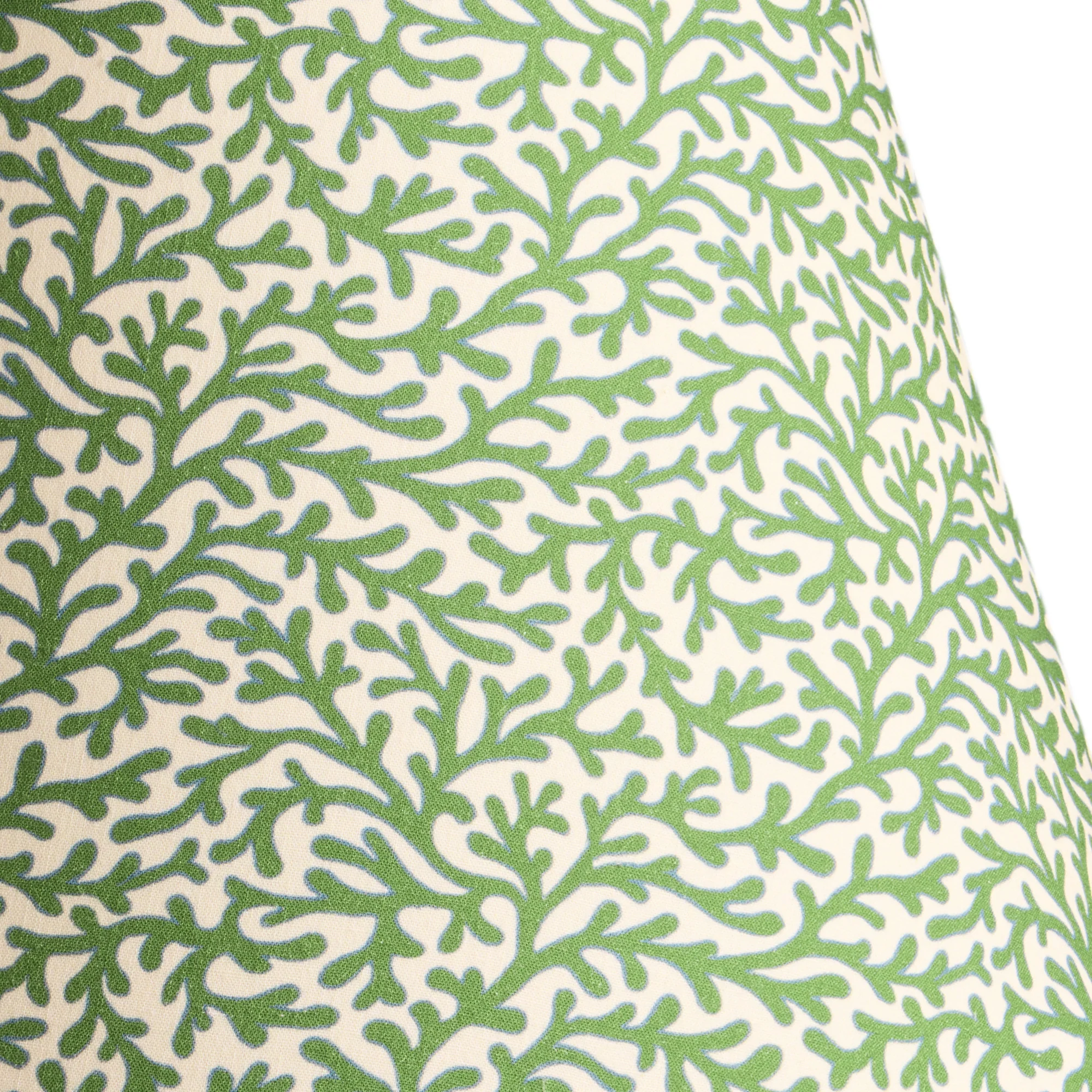 16cm empire shade in green blue Tuffley cotton by GP & J Baker
