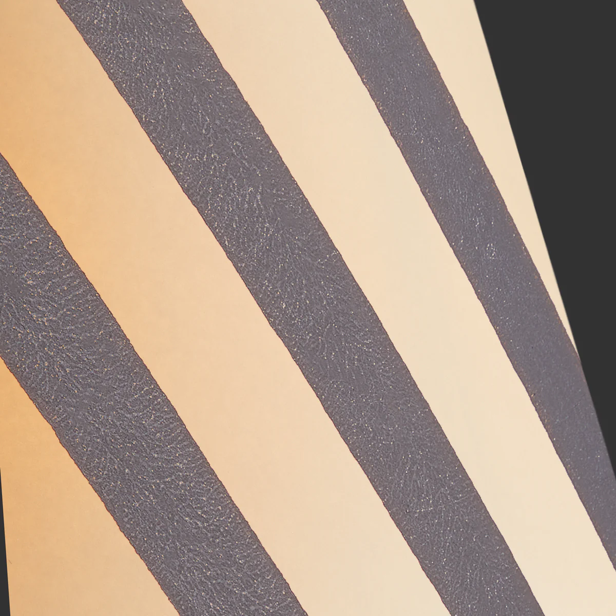 16cm empire shade in jet stripes hand painted card - Image 2