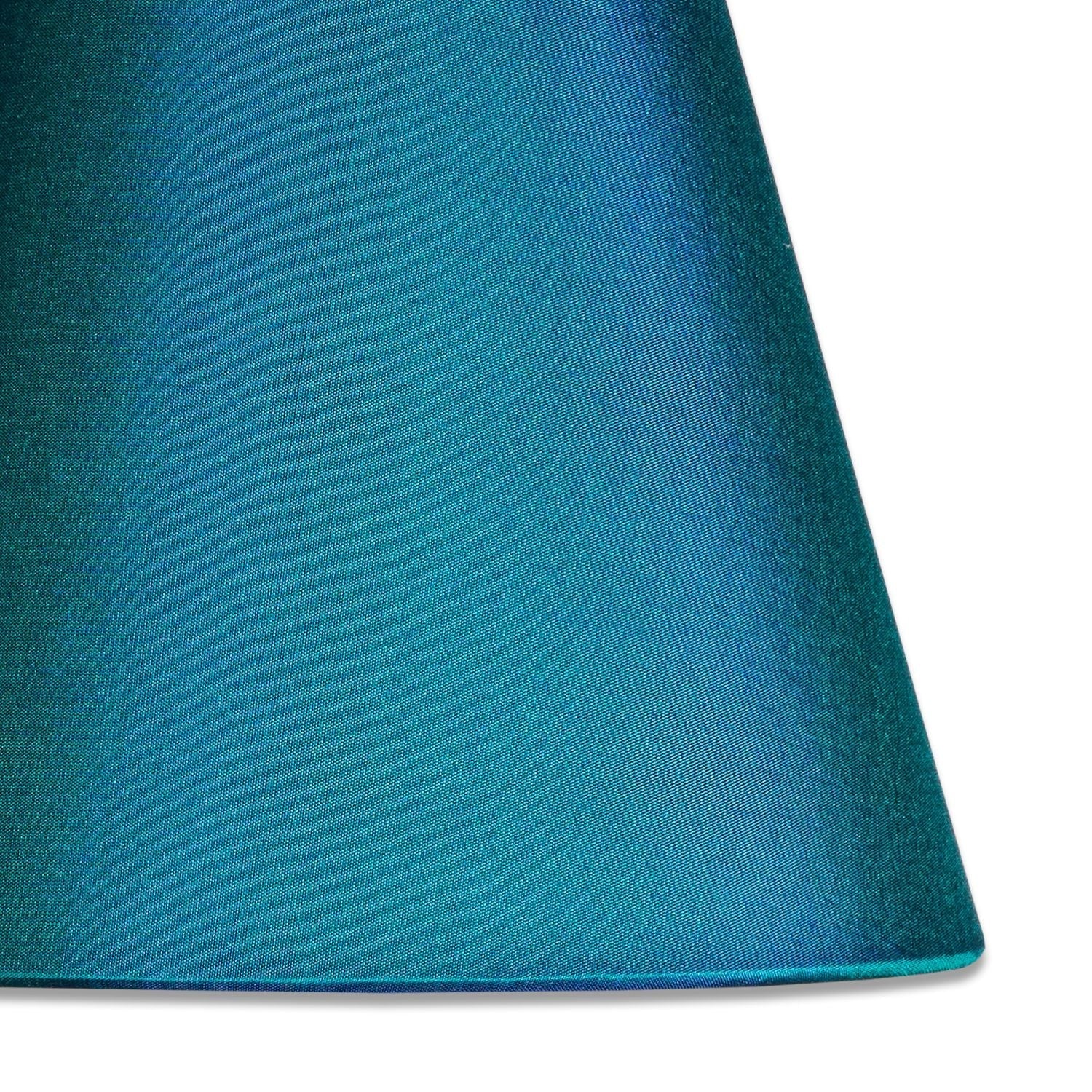 16cm empire shade in Peacock dupion silk - Image 2
