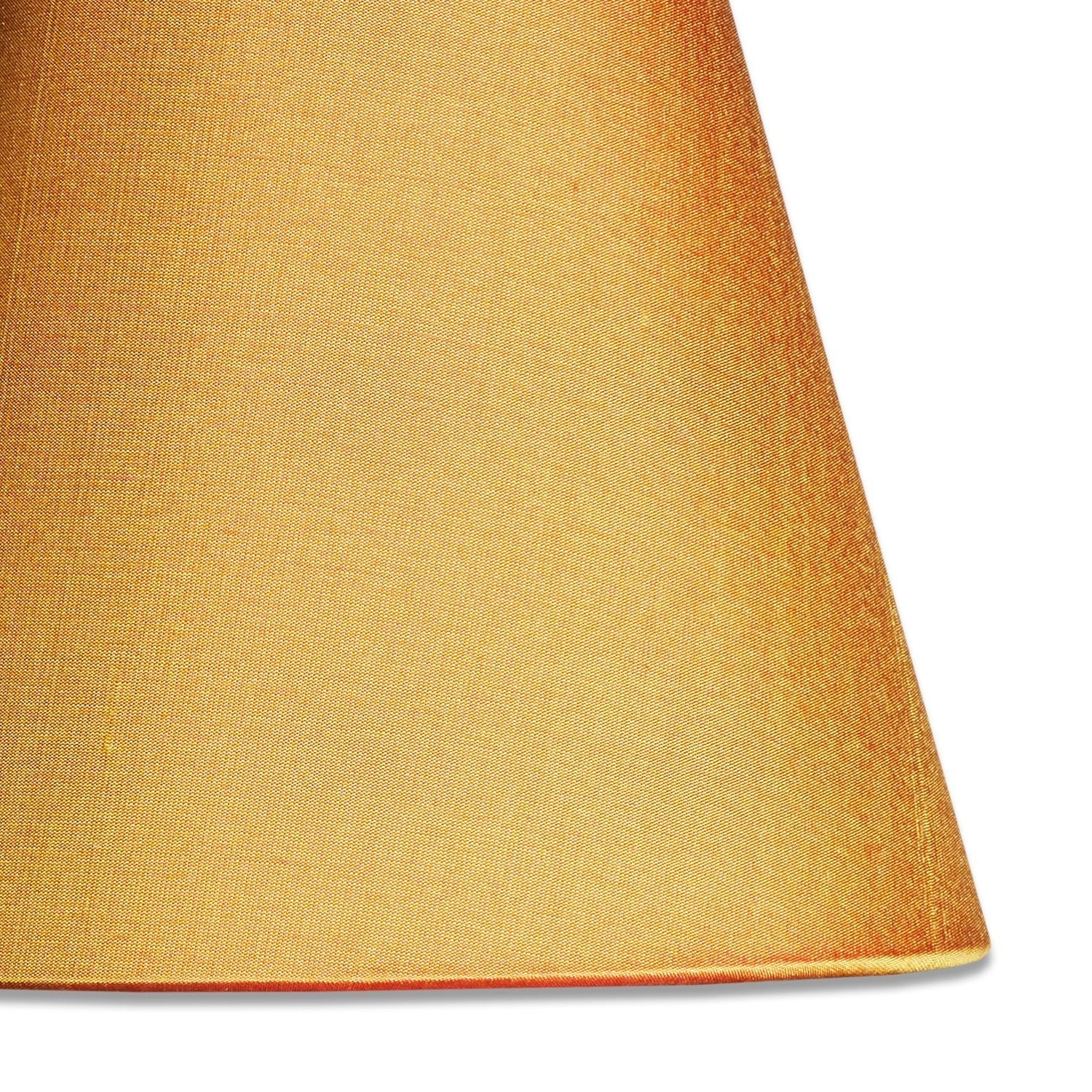 16cm empire shade in Saffron dupion silk - Image 2