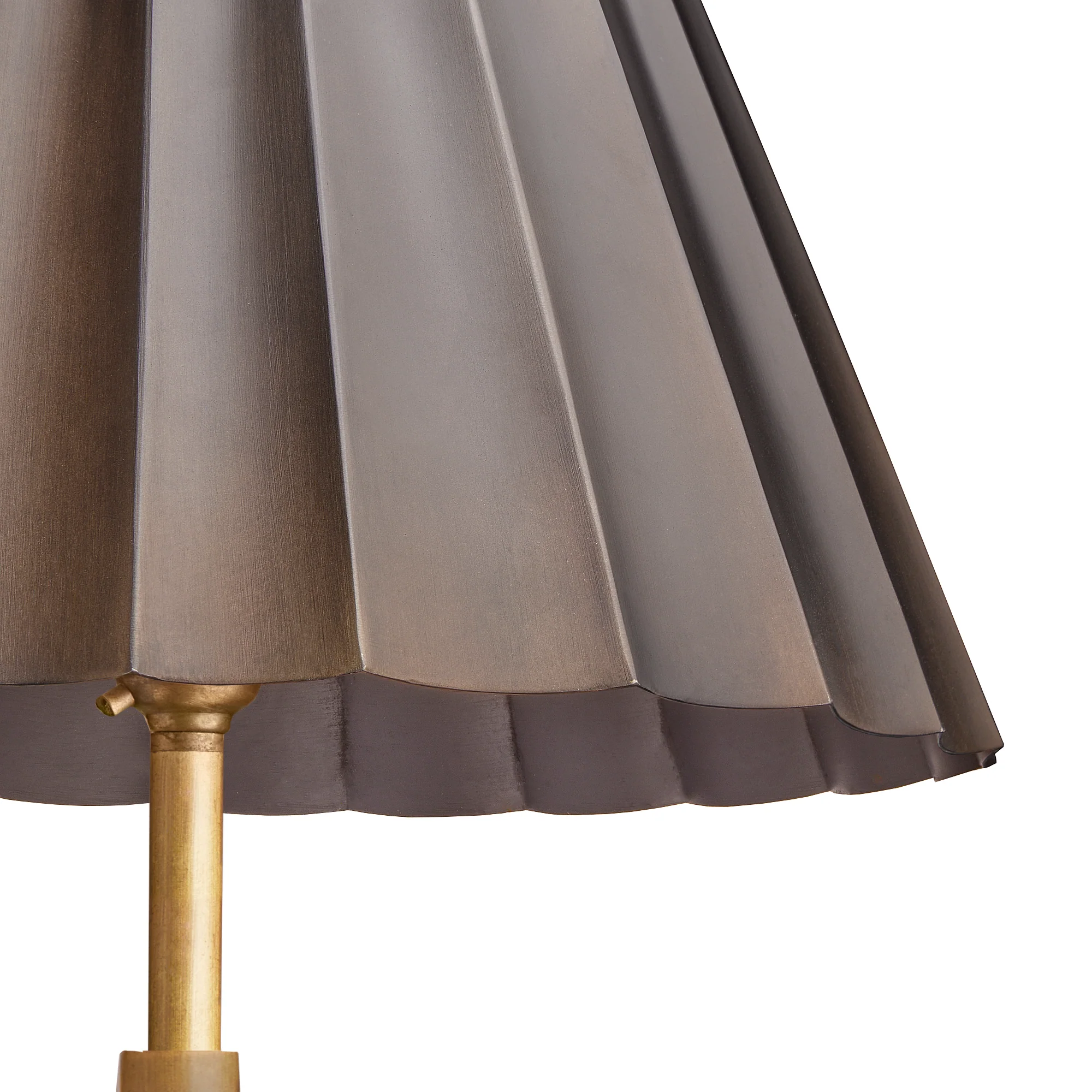 16cm empire Ruckle shade in bronze