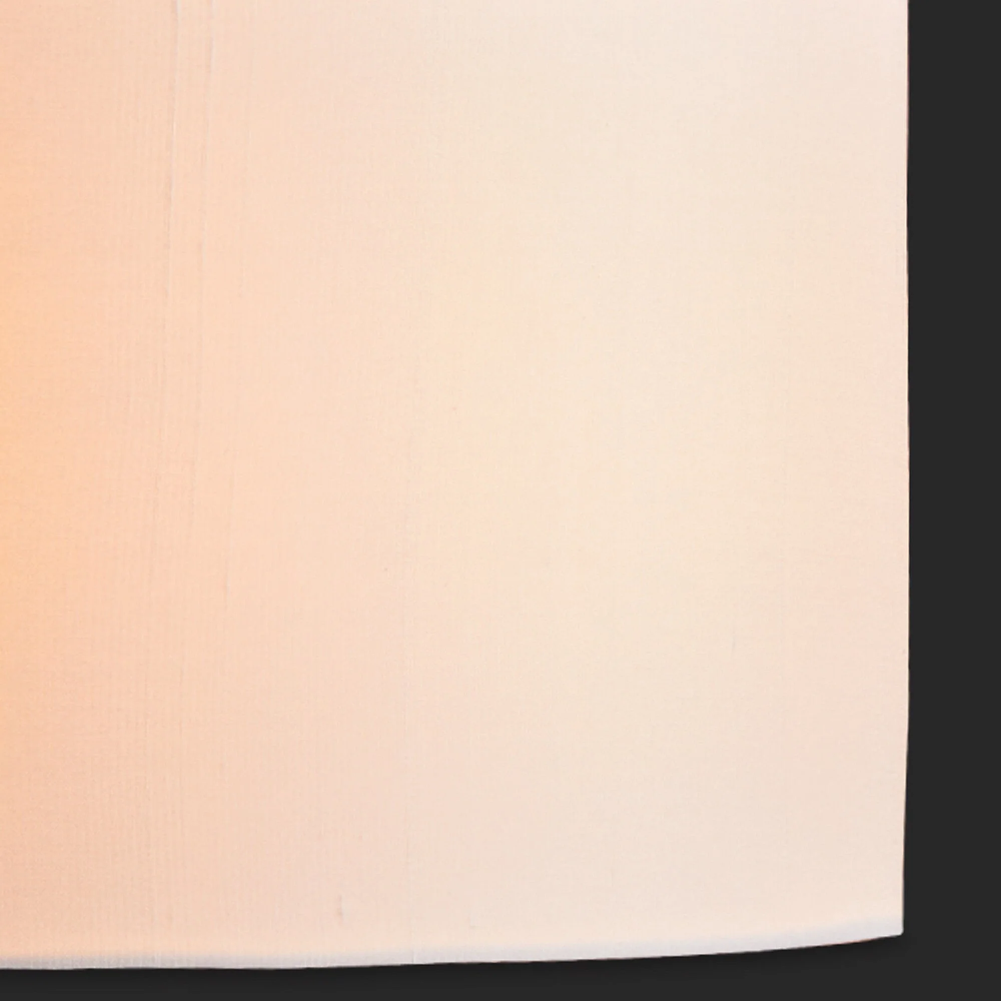 18cm drum shade in alabaster dupion silk - Image 3
