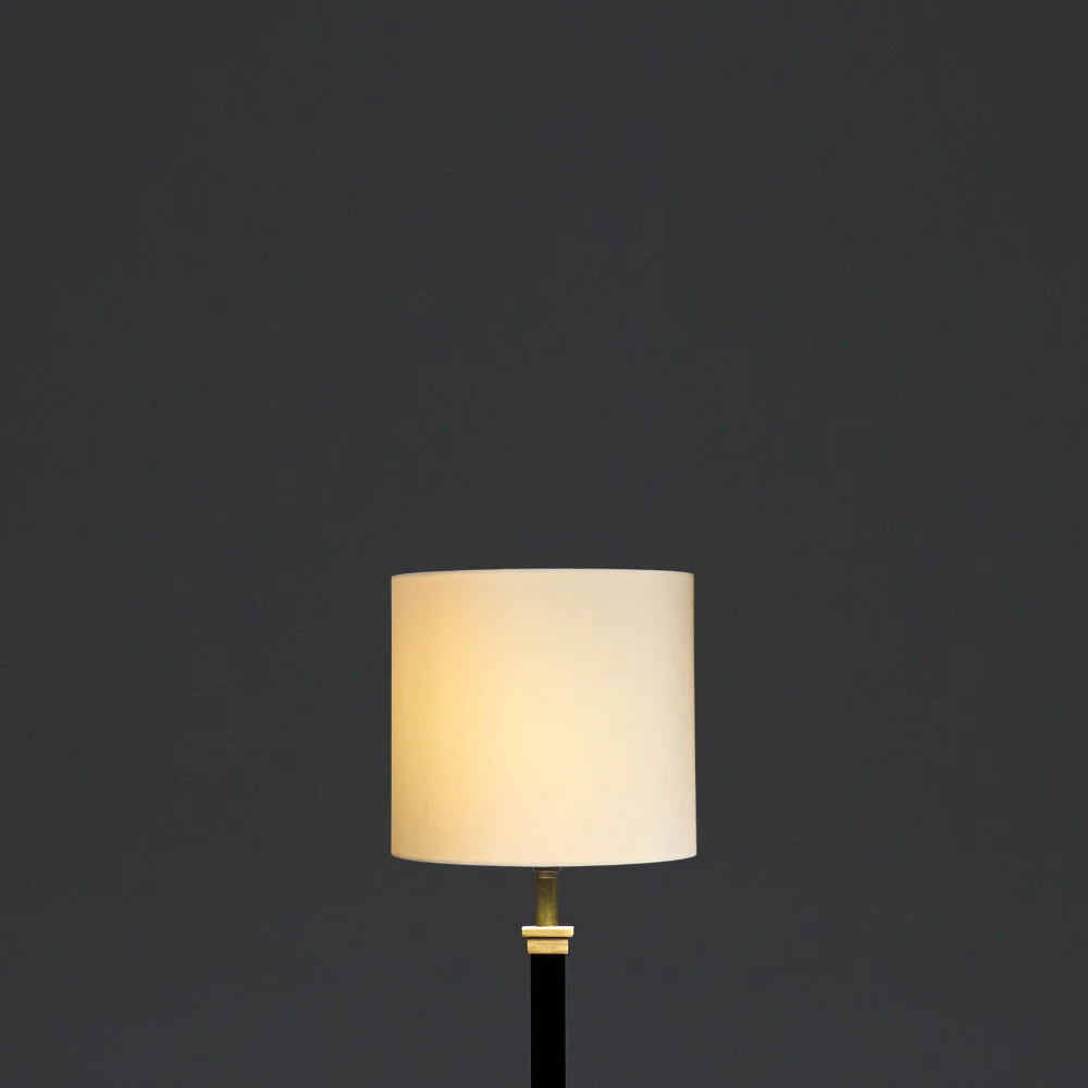 18cm drum shade in Ivory dupion silk - Image 4