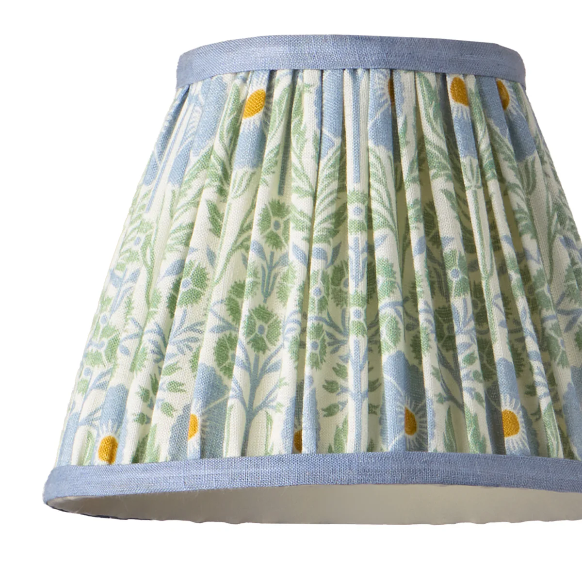 18cm pendant shade in Beryl 'Poppies' linen by Ellen Merchant - Image 2