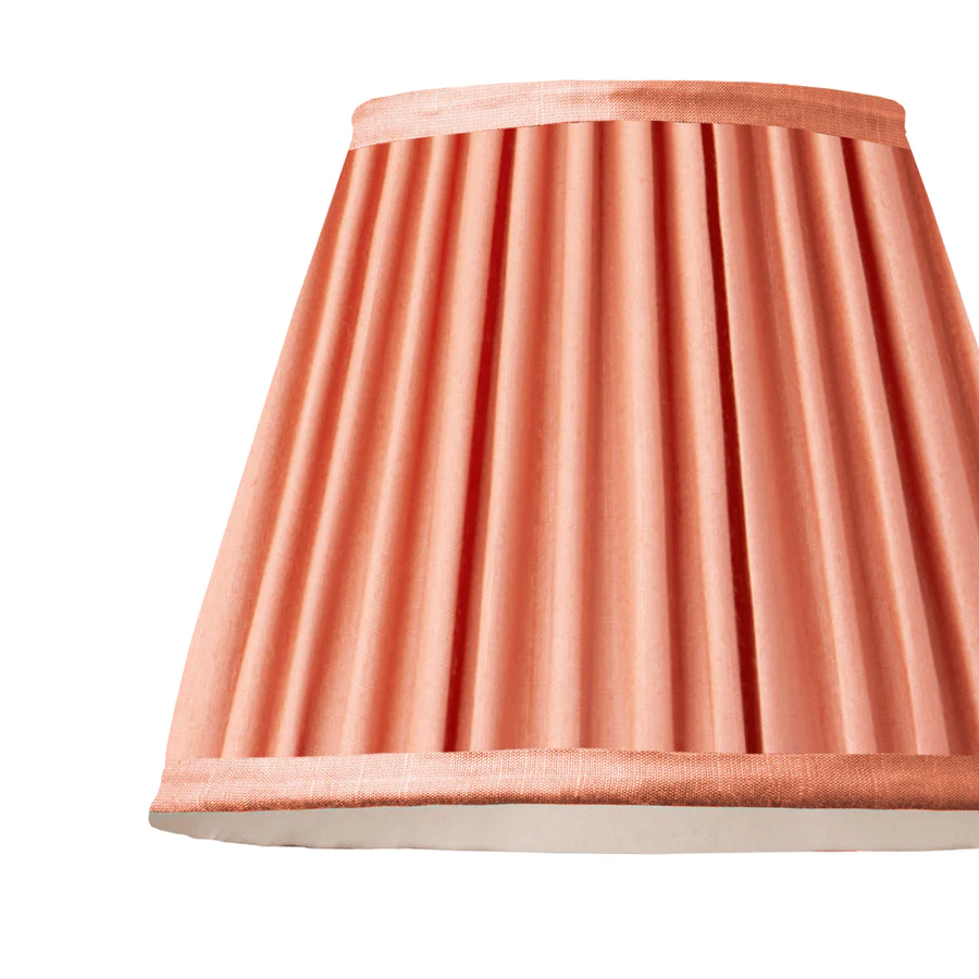 18cm pendant shade in Coral silk - Image 2