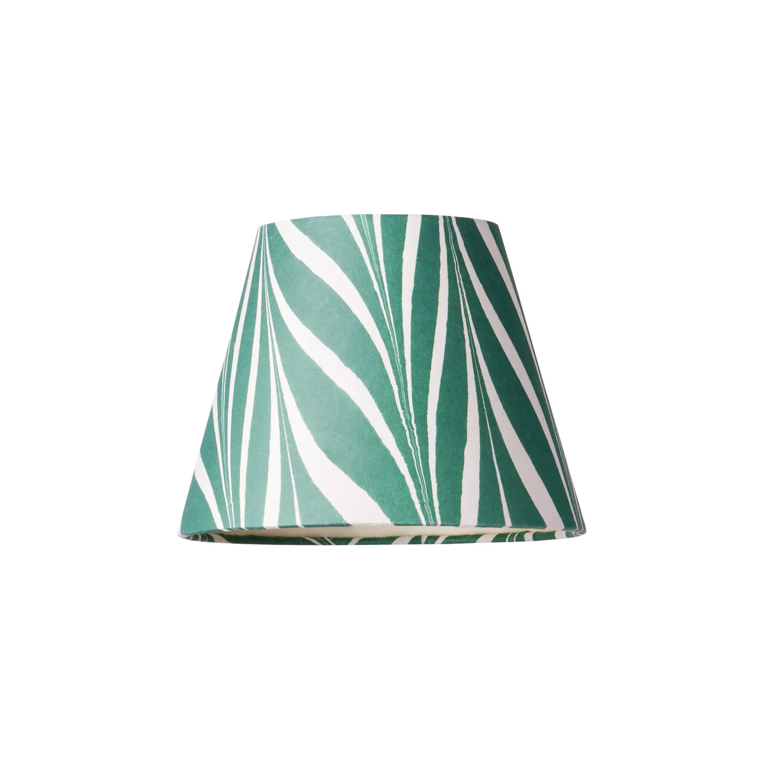 18cm pendant shade in green Savio hand made marble paper