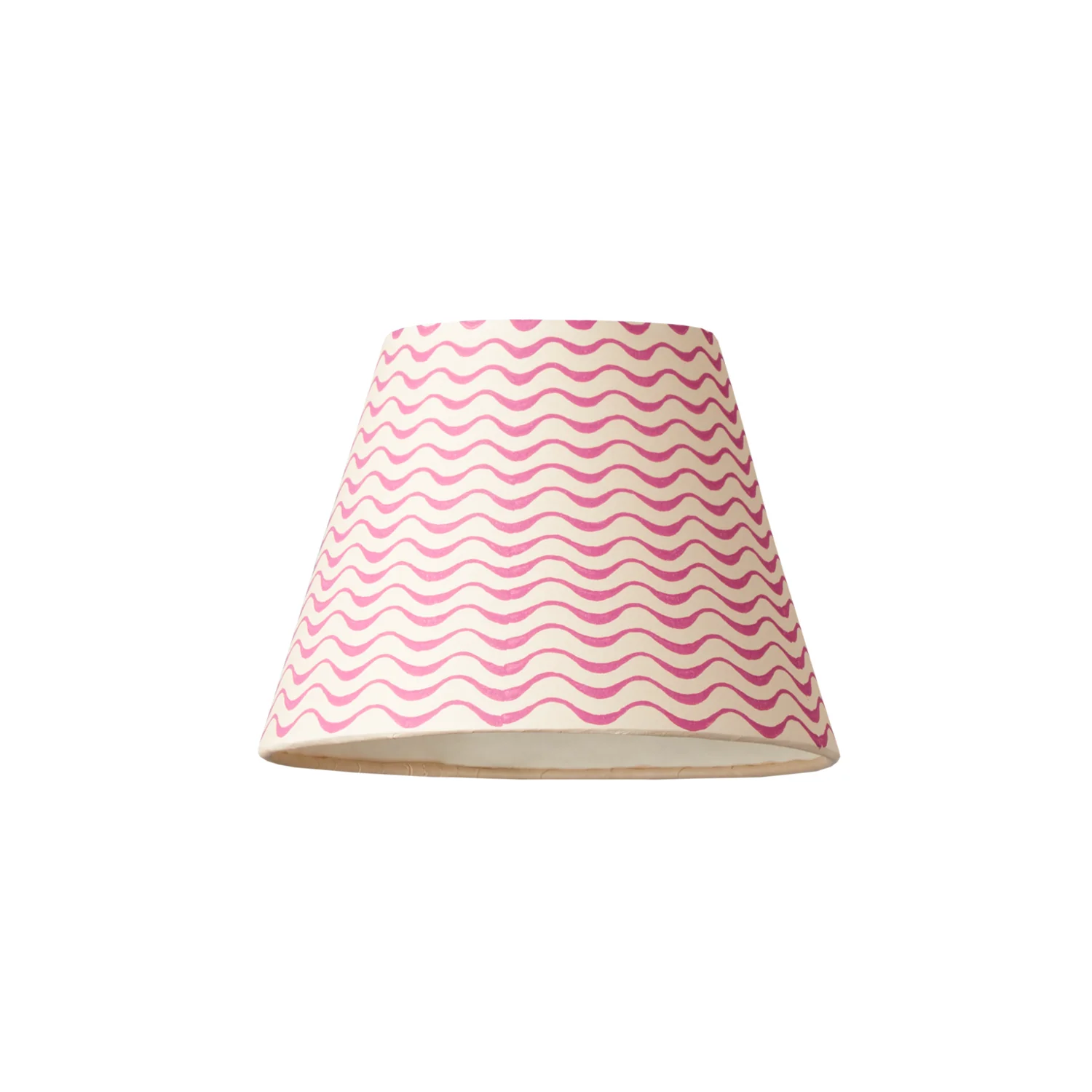 18cm pendant shade in hot pink ripples