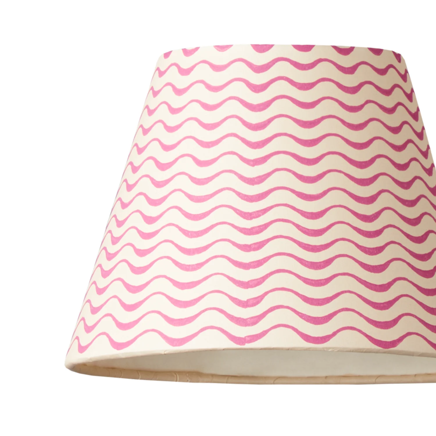 18cm pendant shade in hot pink ripples - Image 2