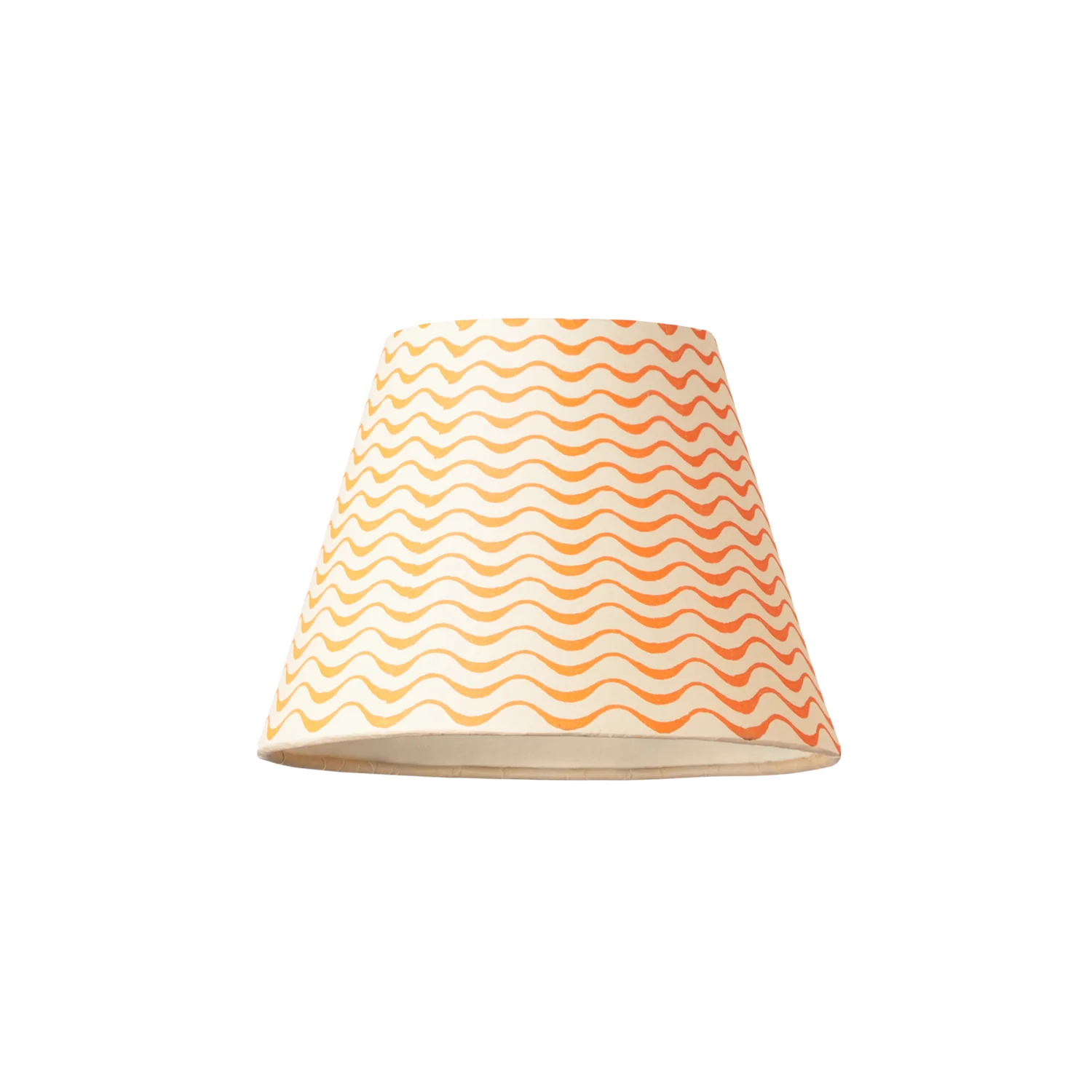 18cm pendant shade in tangerine ripples
