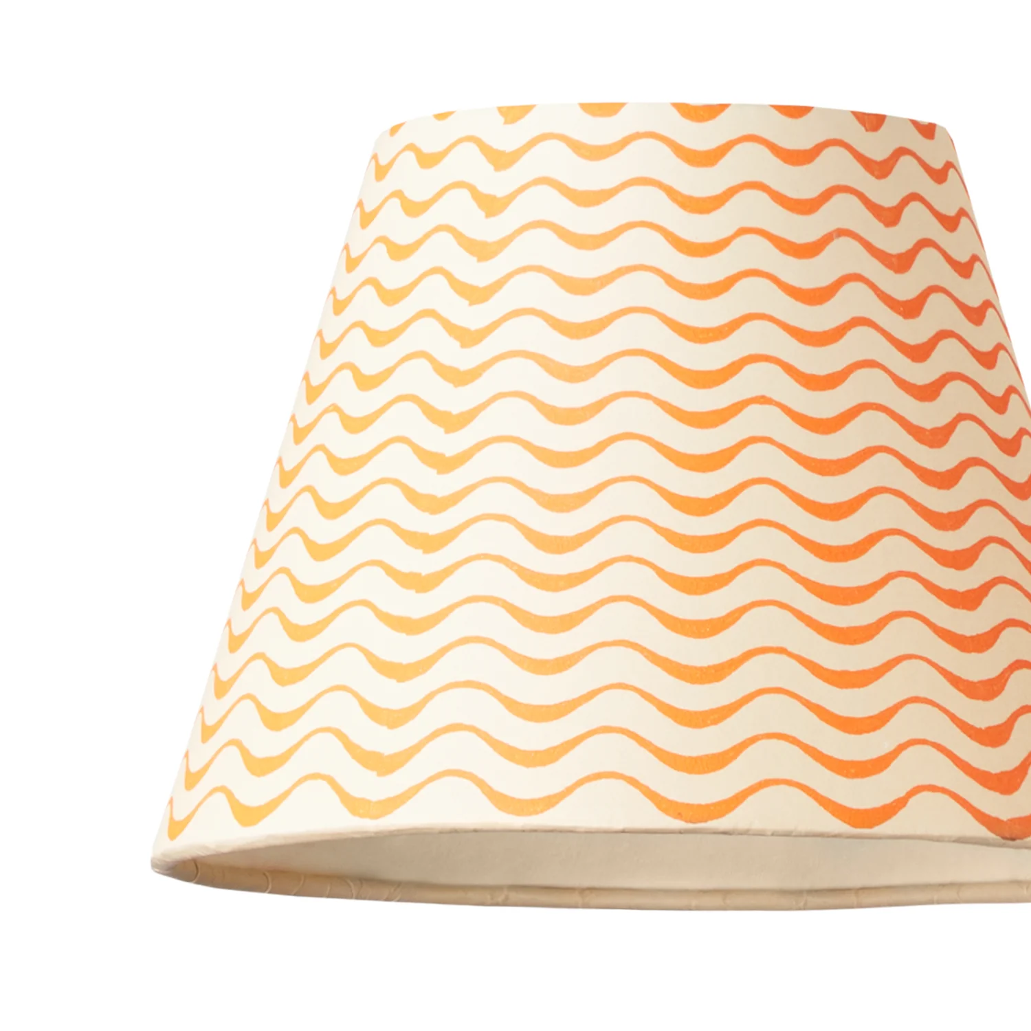 18cm pendant shade in tangerine ripples - Image 2