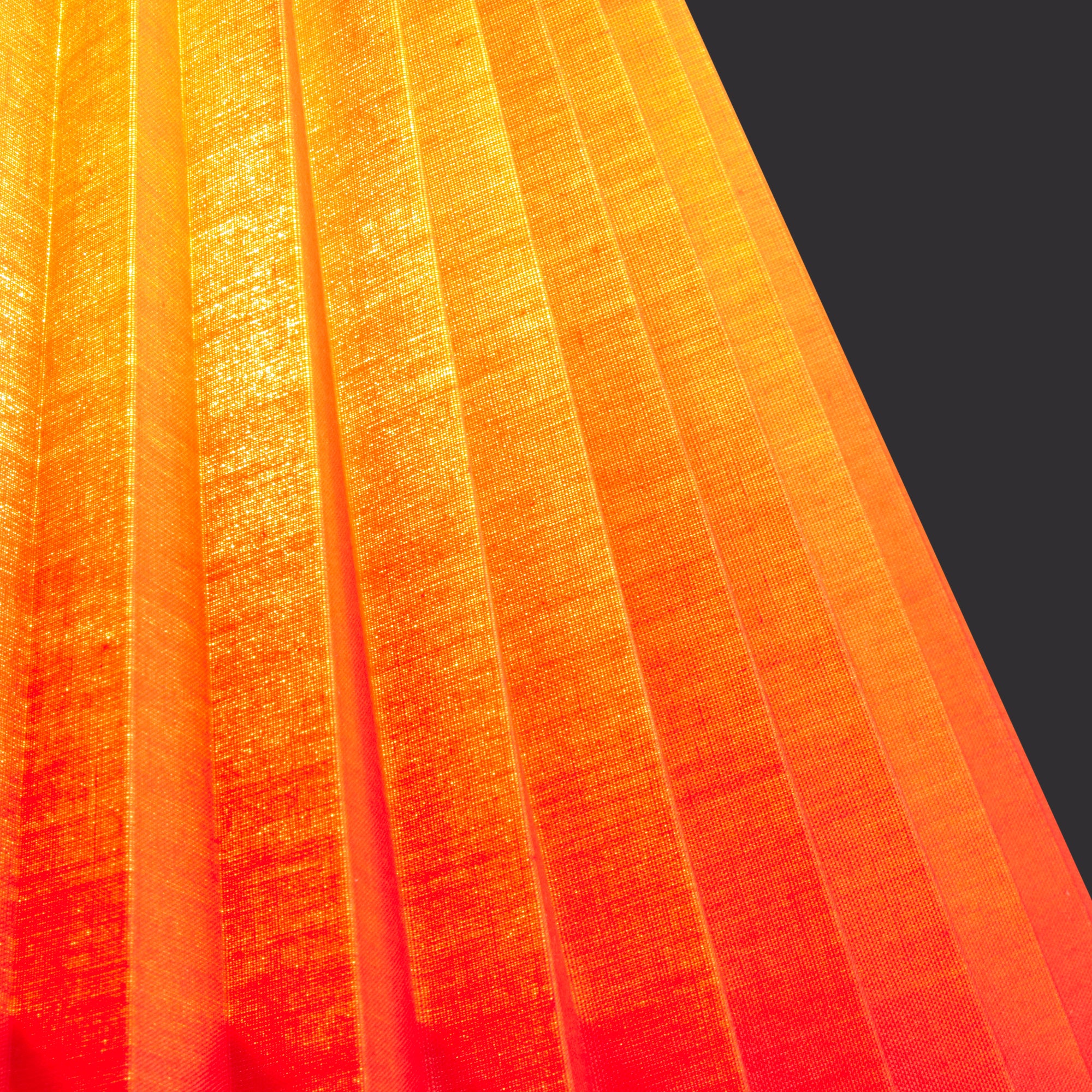 20cm empire folded shade in red - Image 3