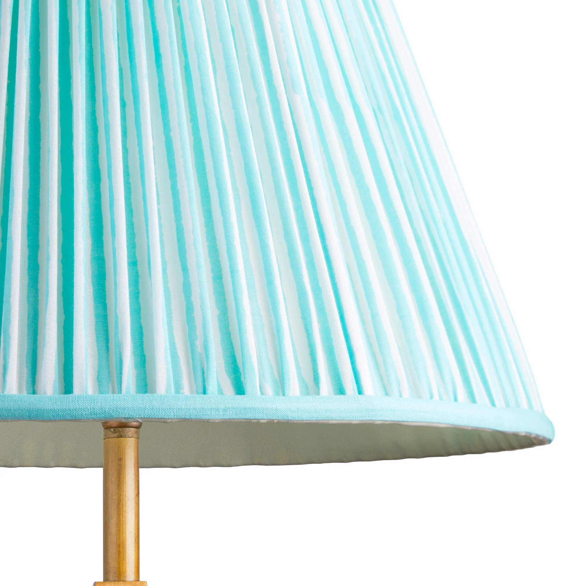 20cm empire shade in aqua chalk stripes - Image 2