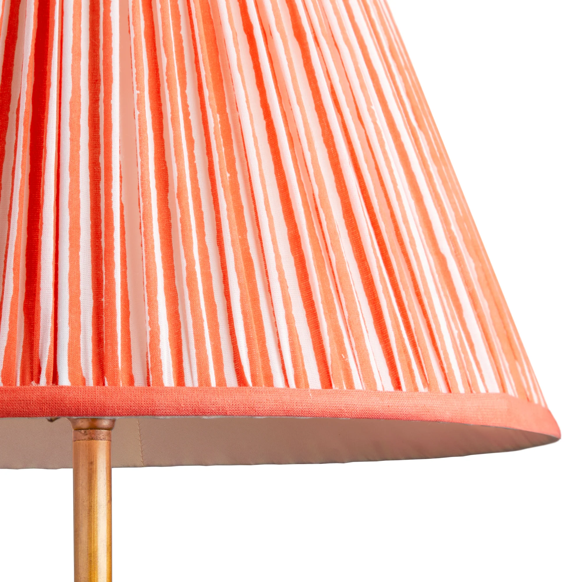 20cm empire shade in coral chalk stripes - Image 2