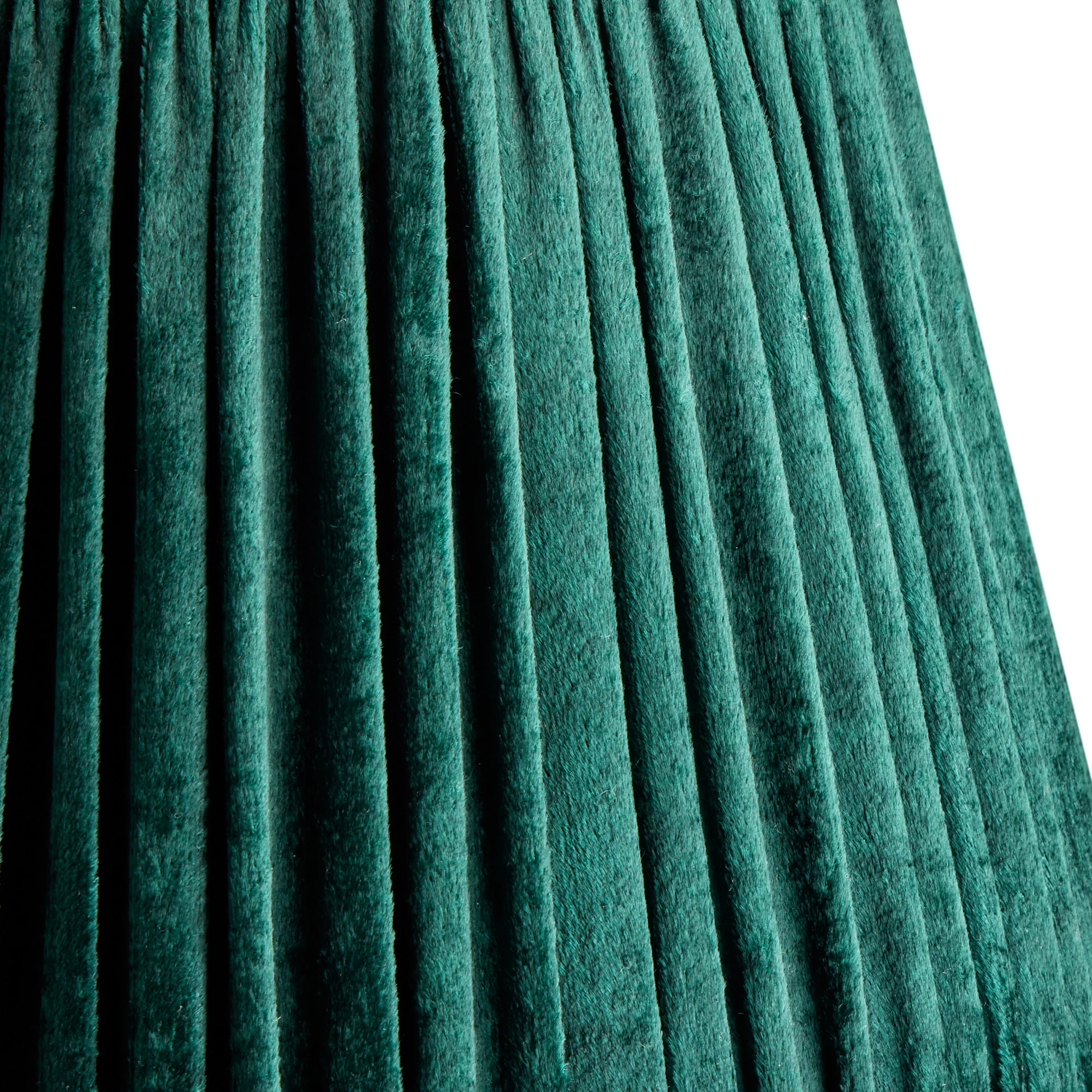 20cm empire Shade in emerald silk velvet