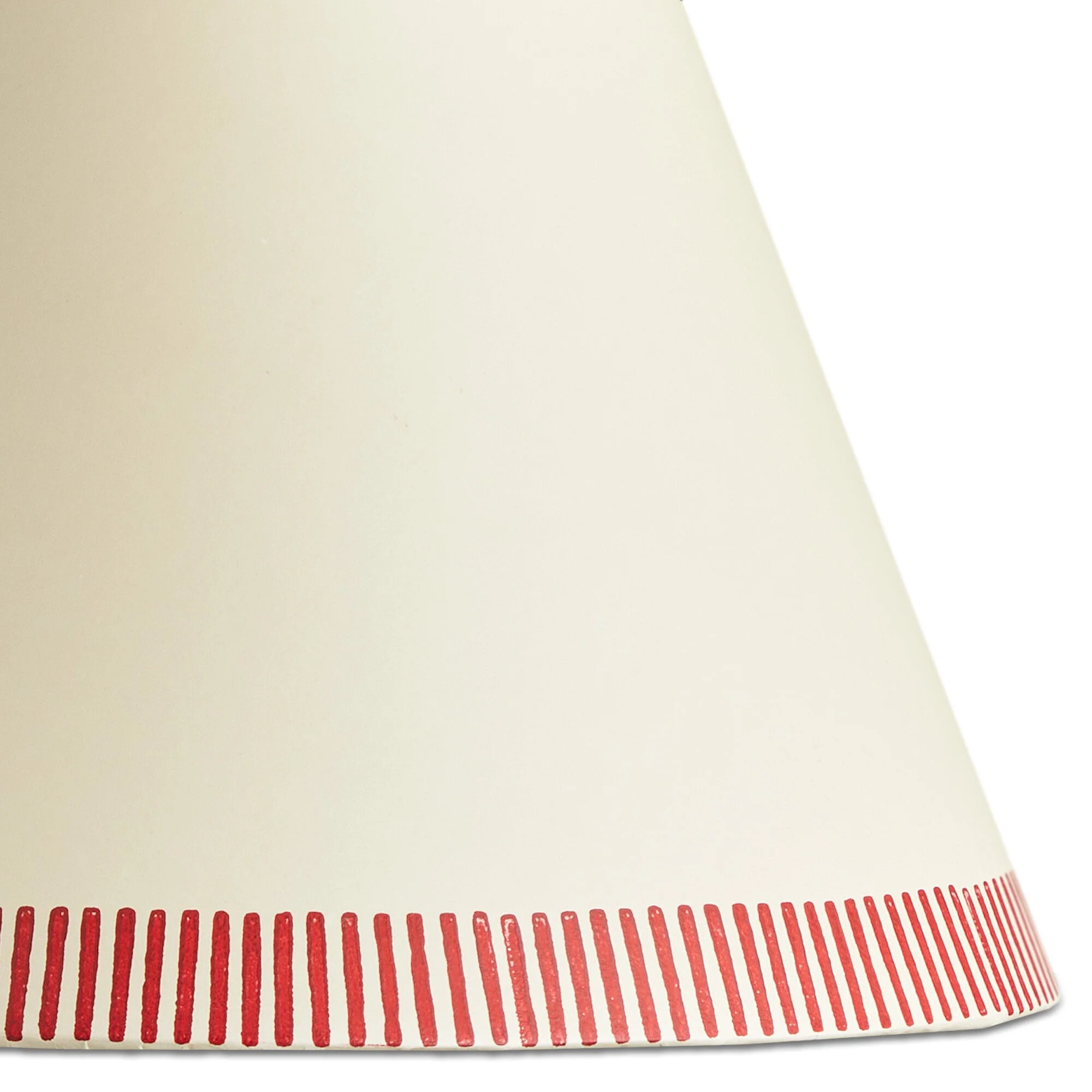 20cm empire shade in scarlet stitches hand painted card - Image 3