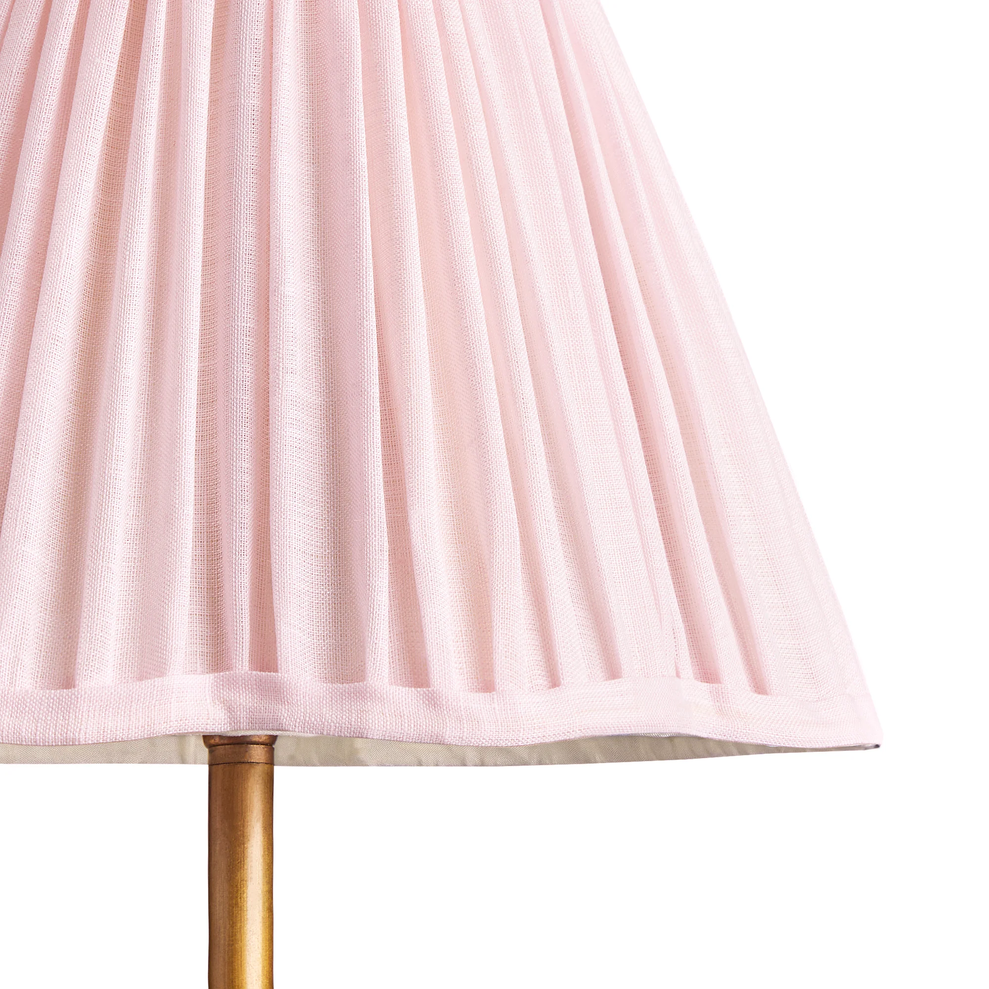 20cm scalloped empire shade in marshmallow linen - Image 2