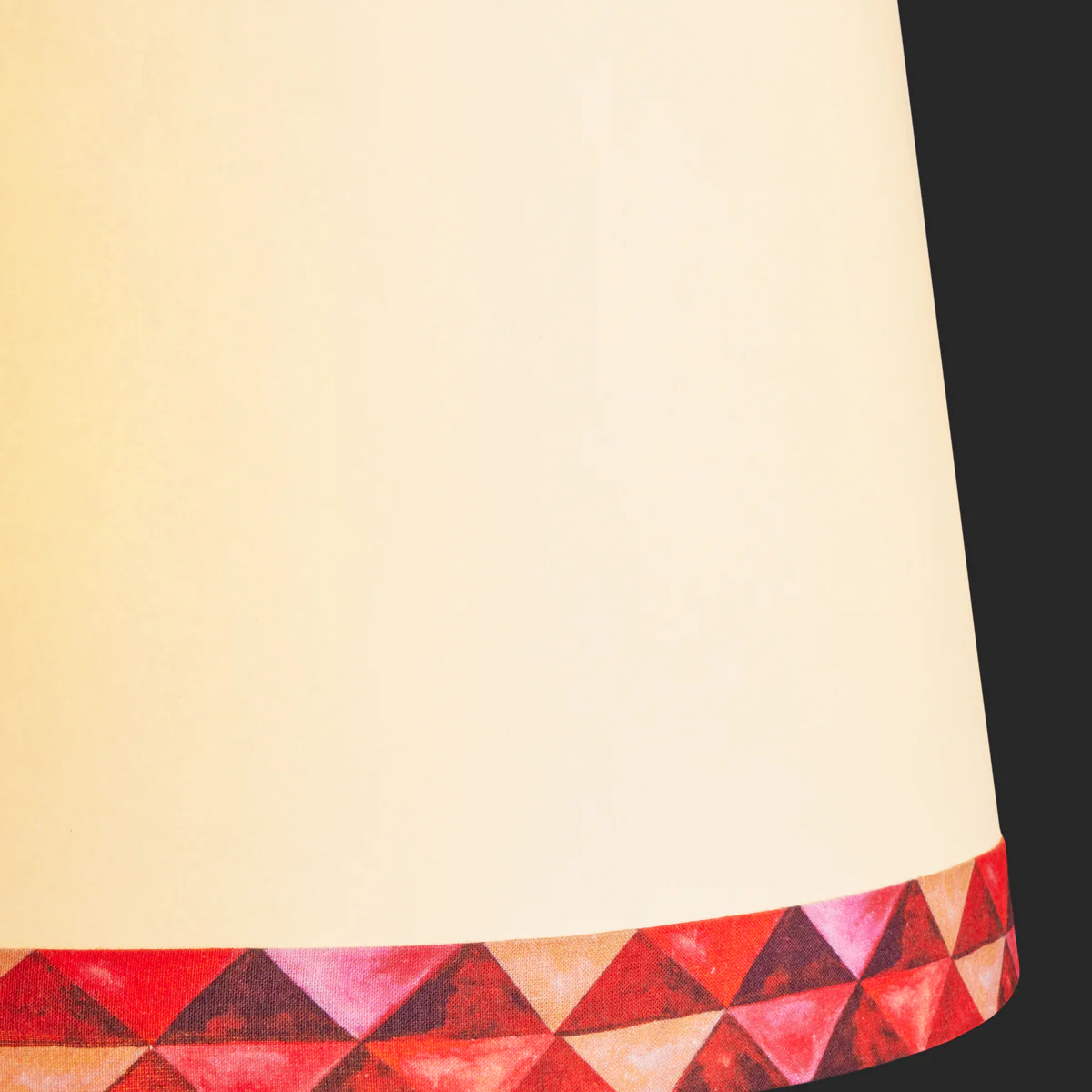 20cm tall tapered shade in red card harlequin by Matthew Williamson - Image 3
