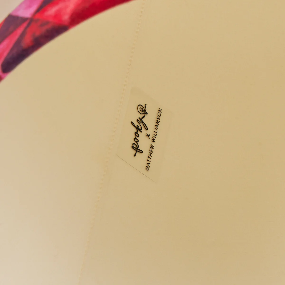 20cm tall tapered shade in red card harlequin by Matthew Williamson - Image 4