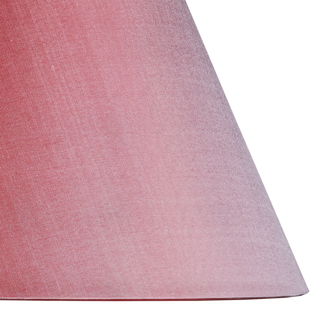 25cm empire lampshade in antique rose dupion silk - Image 2