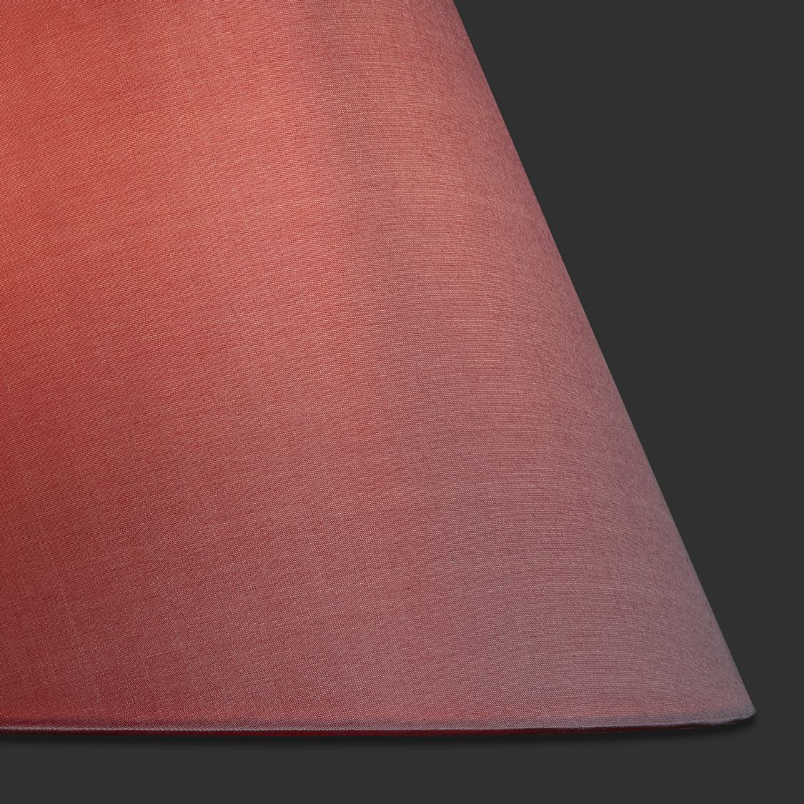25cm empire lampshade in antique rose dupion silk - Image 3
