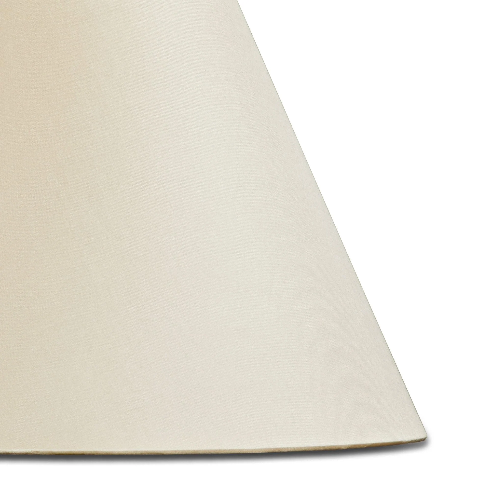 25cm empire lampshade in ivory dupion silk - Image 2
