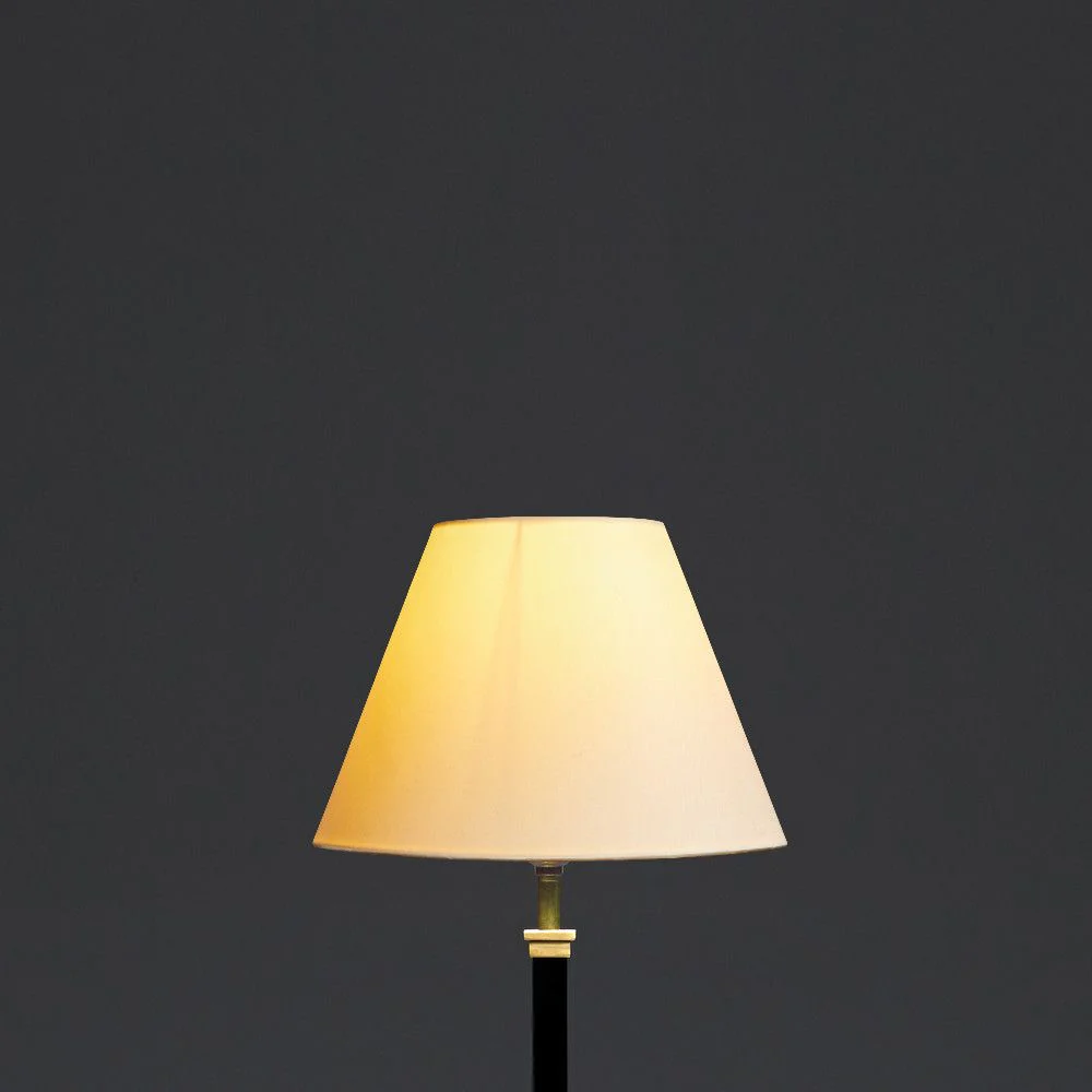 25cm empire lampshade in ivory dupion silk - Image 4