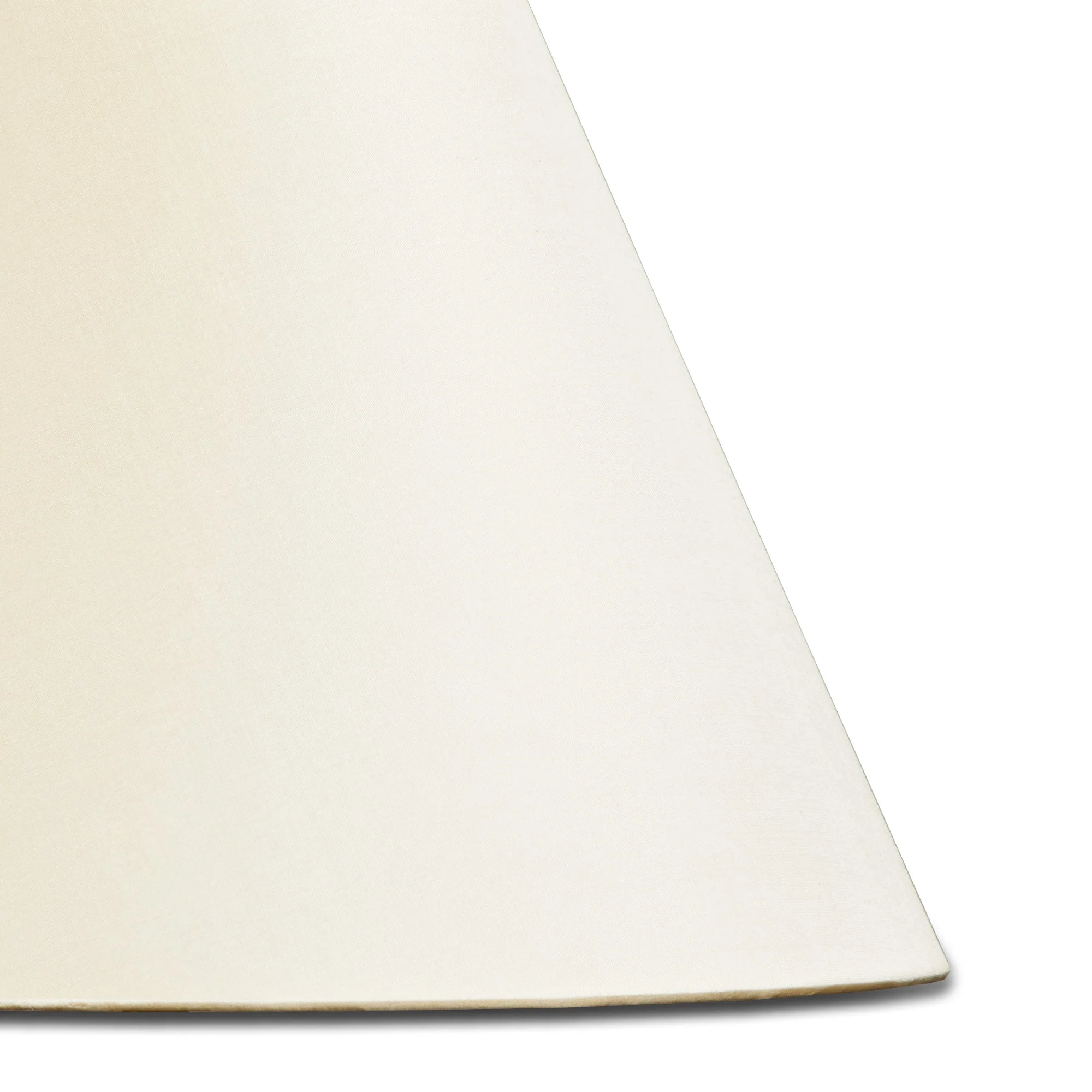 25cm empire lampshade in ivory dupion silk - Image 5