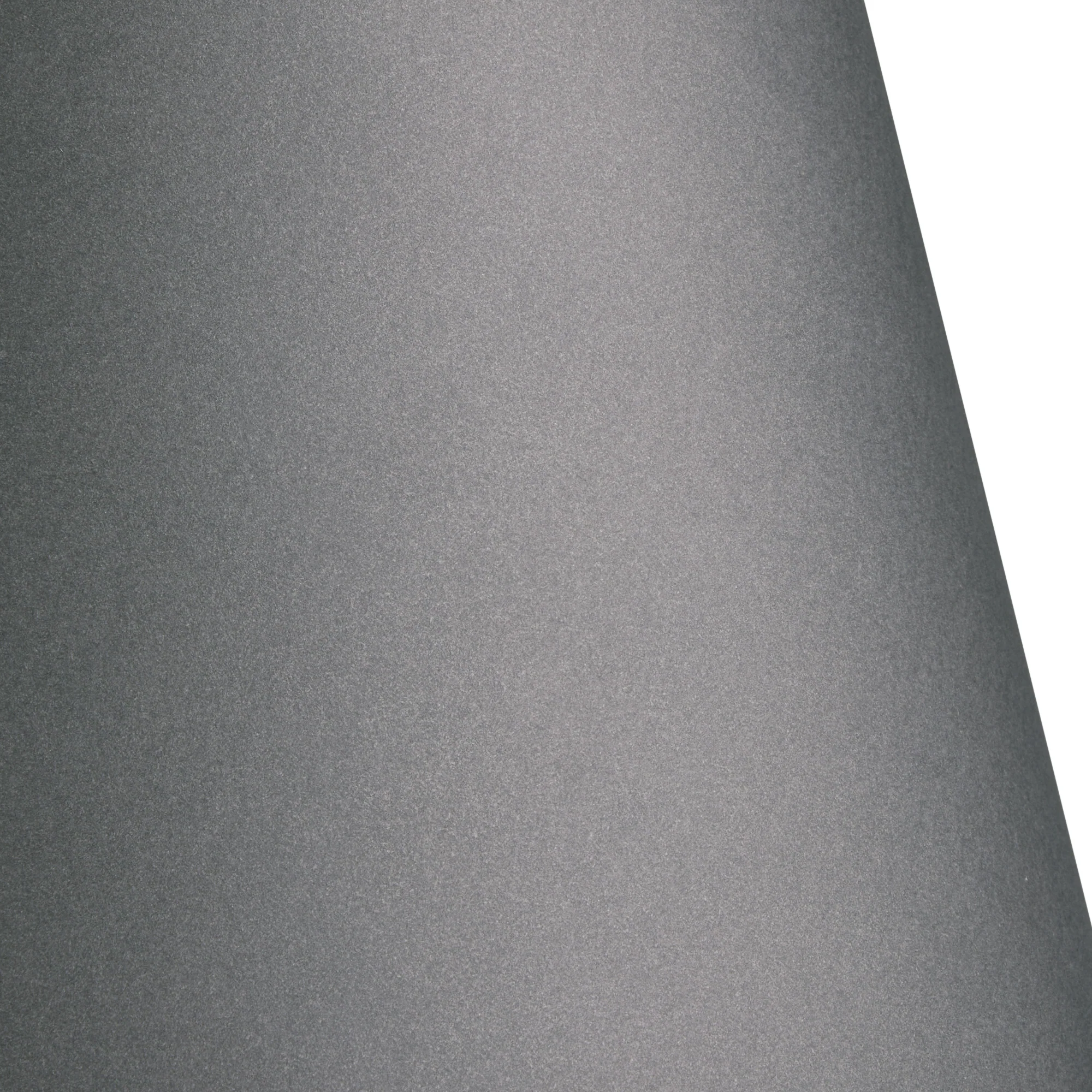 25cm Empire shade in grey vellum with red stitching