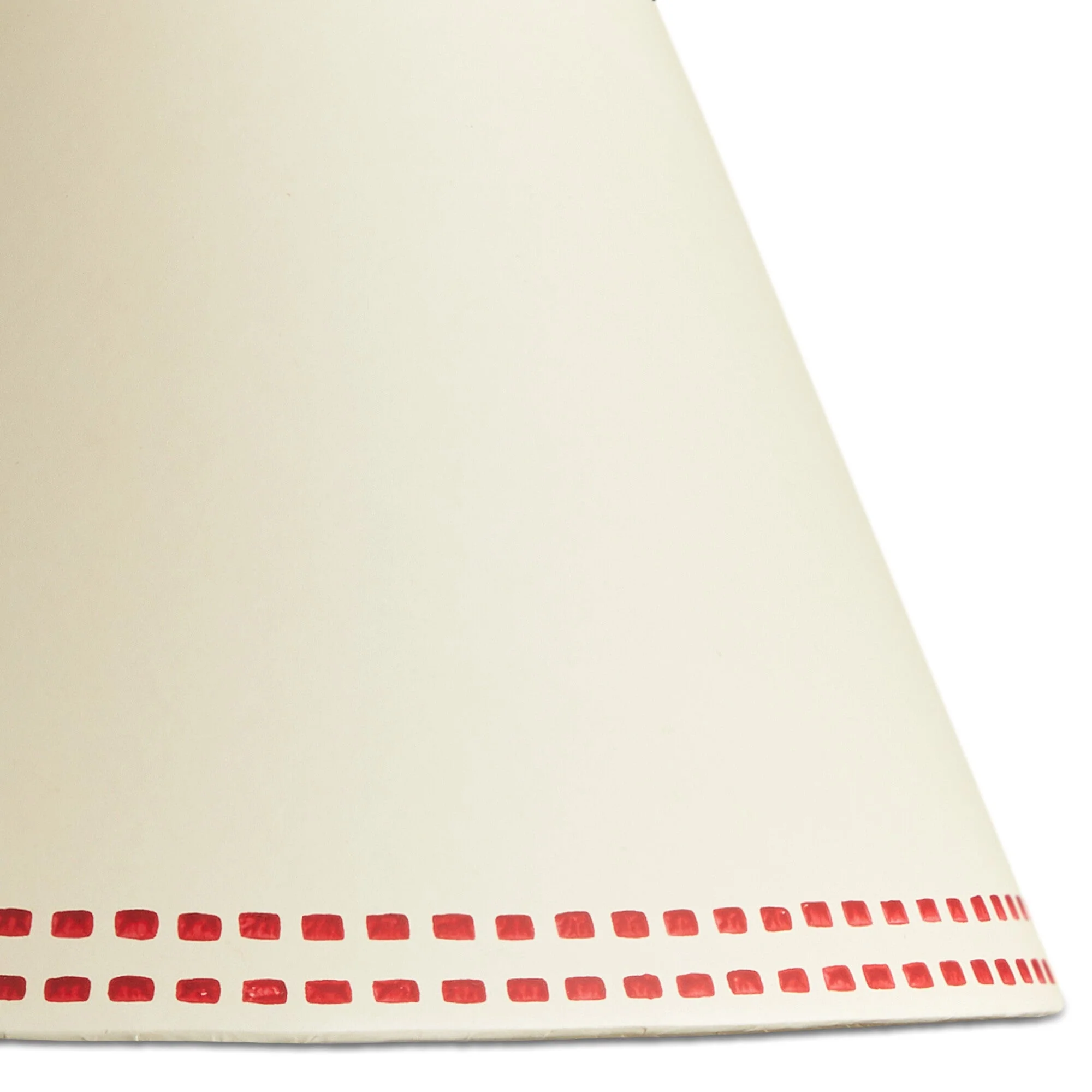 25cm empire shade in scarlet tracks hand painted card - Image 3