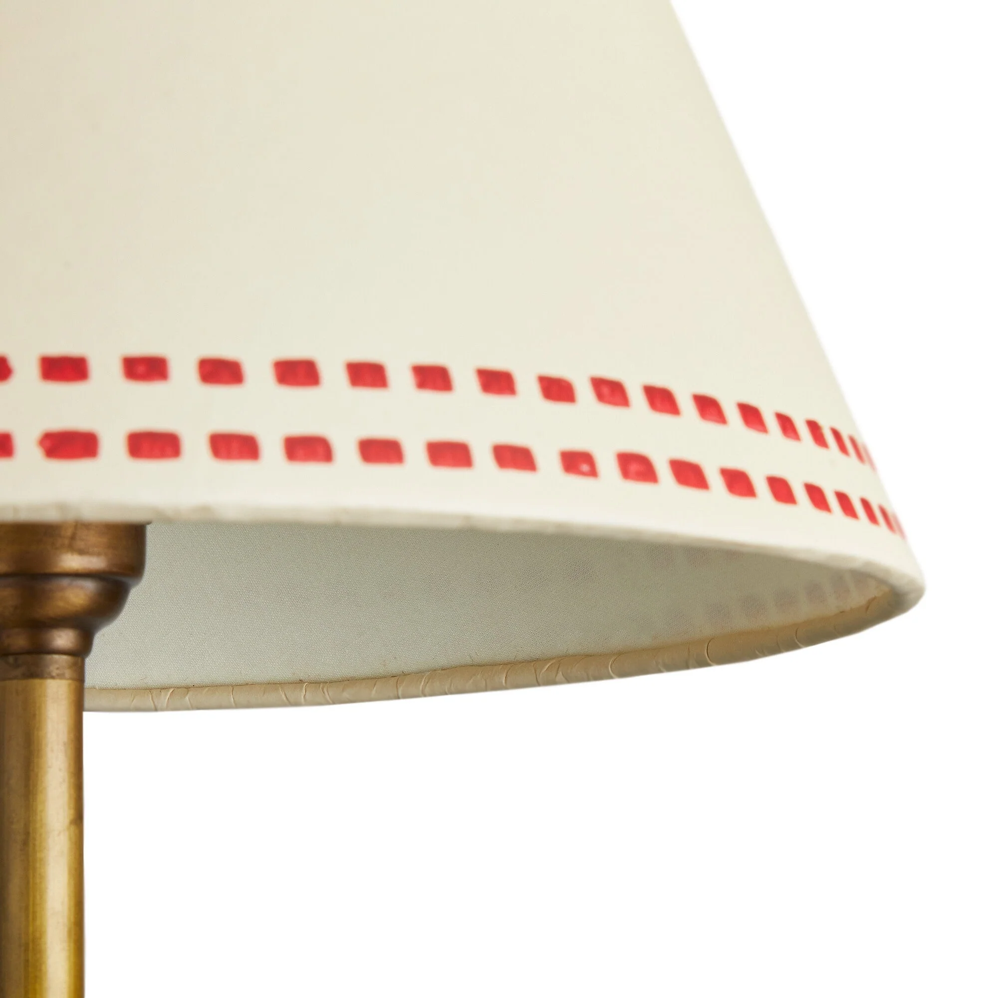 25cm empire shade in scarlet tracks hand painted card - Image 4