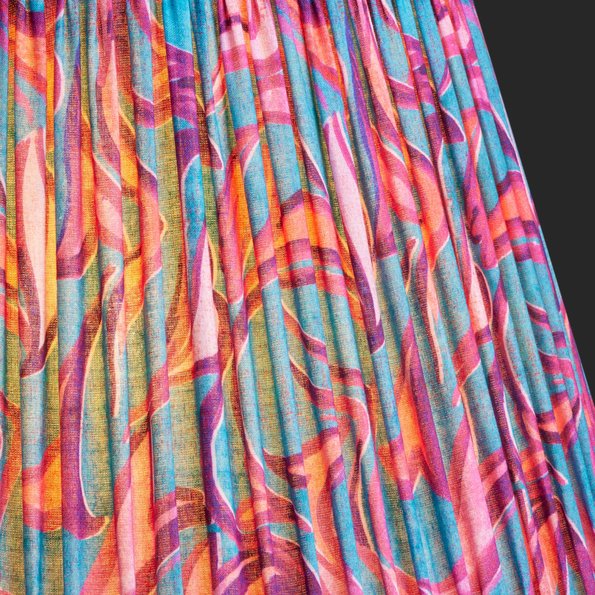 25cm empire shade in turquoise Disco Zebra by Matthew Williamson - Image 3