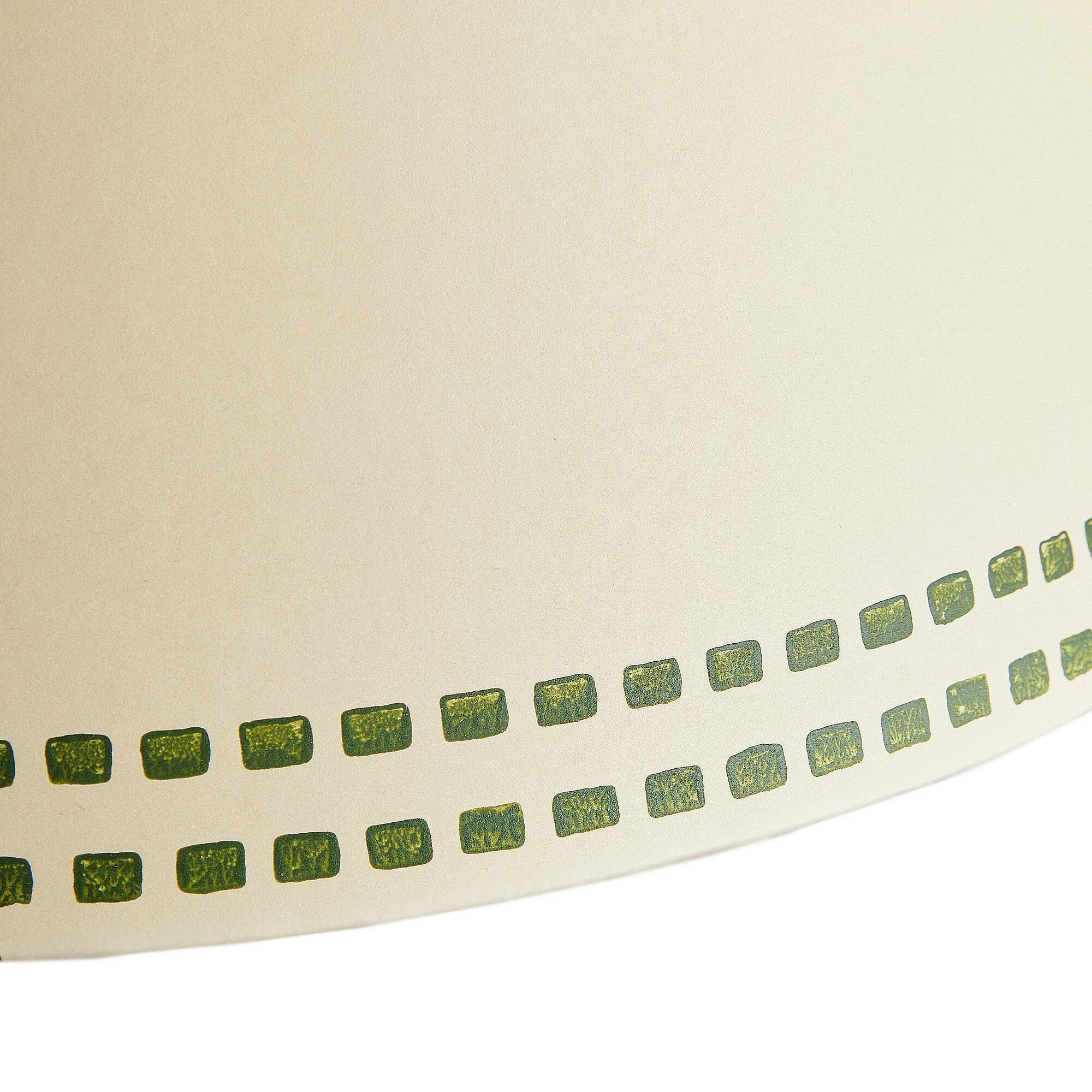 25cm empire shade in verdant tracks hand painted card - Image 2