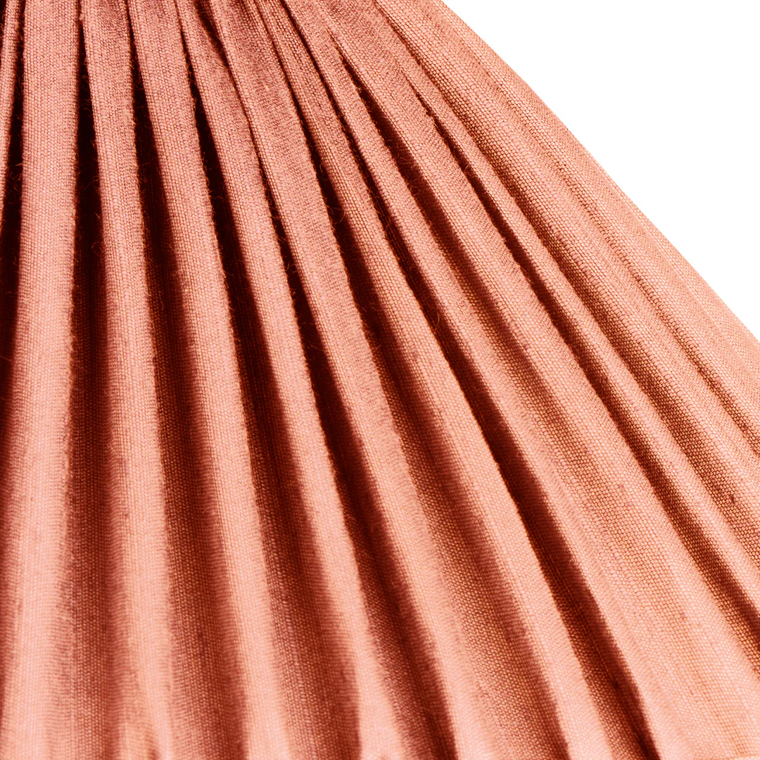 25cm extreme empire shade in Coral silk
