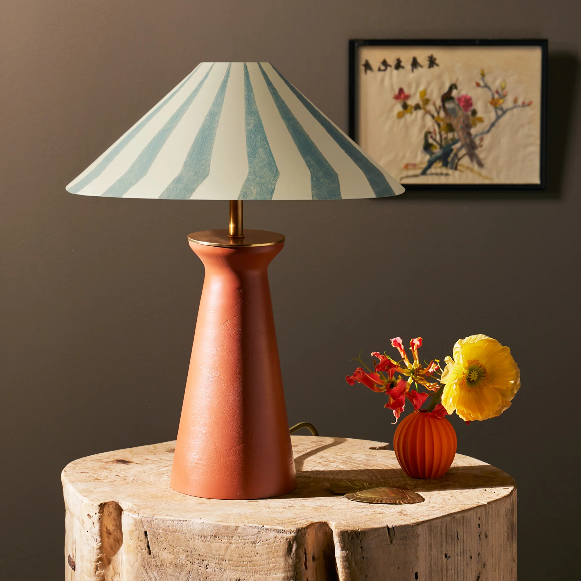 25cm extreme empire shade in eau de nil Marquee hand painted card - Image 4