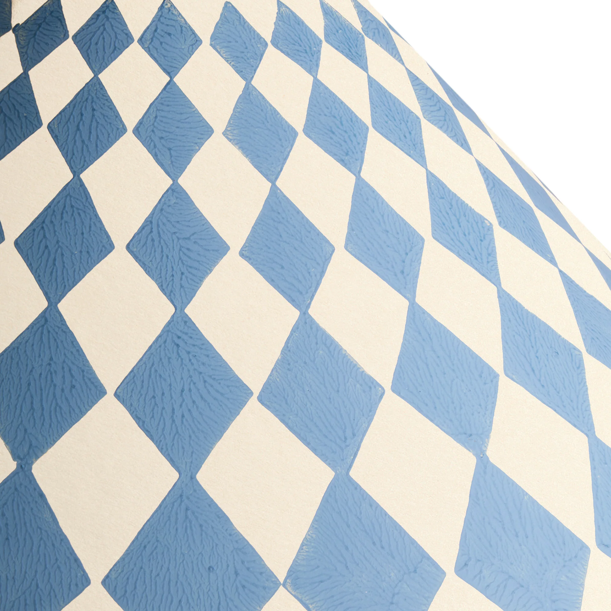 25cm extreme empire shade in french blue Jester hand painted card
