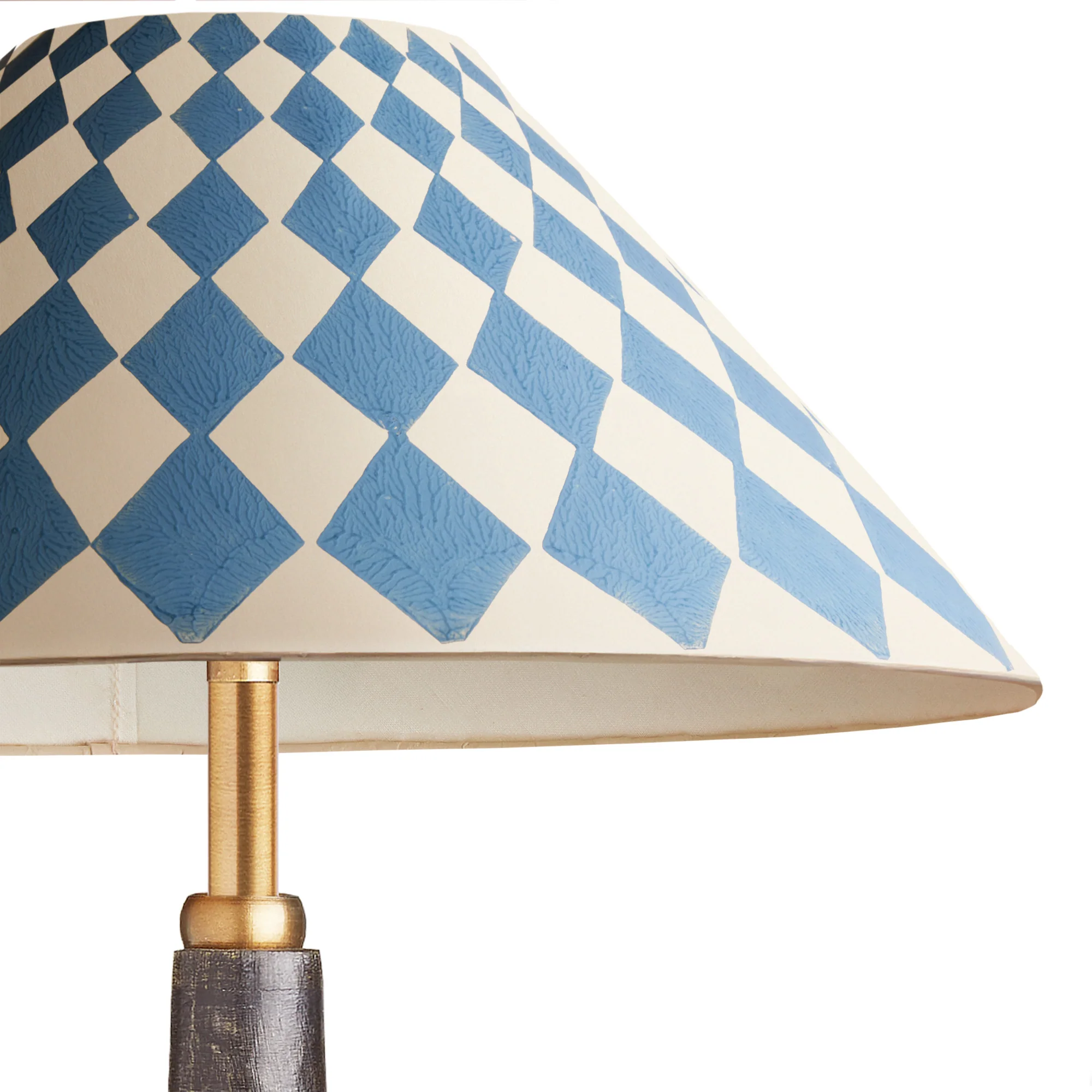 25cm extreme empire shade in french blue Jester hand painted card - Image 2
