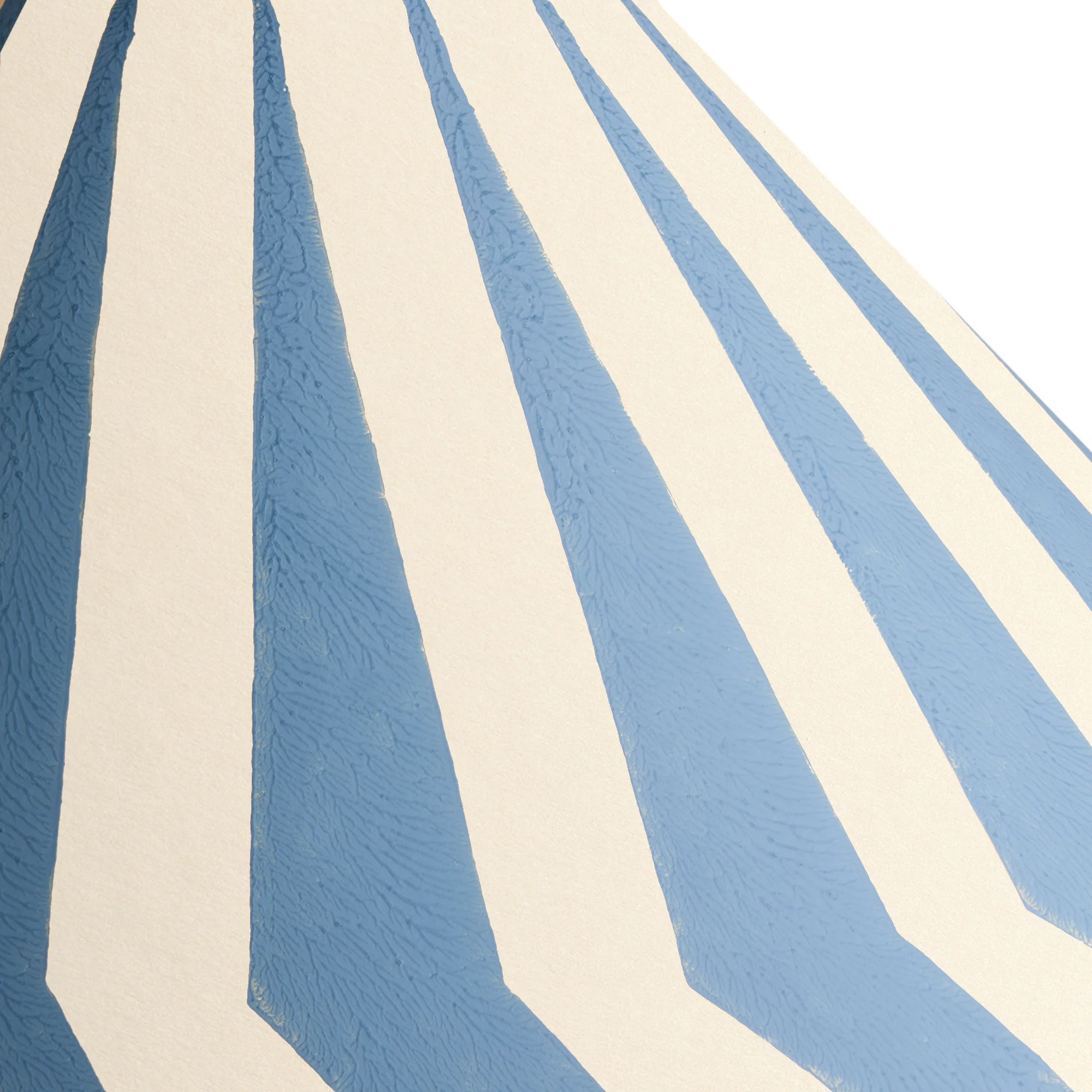 25cm extreme empire shade in french blue Marquee hand painted card