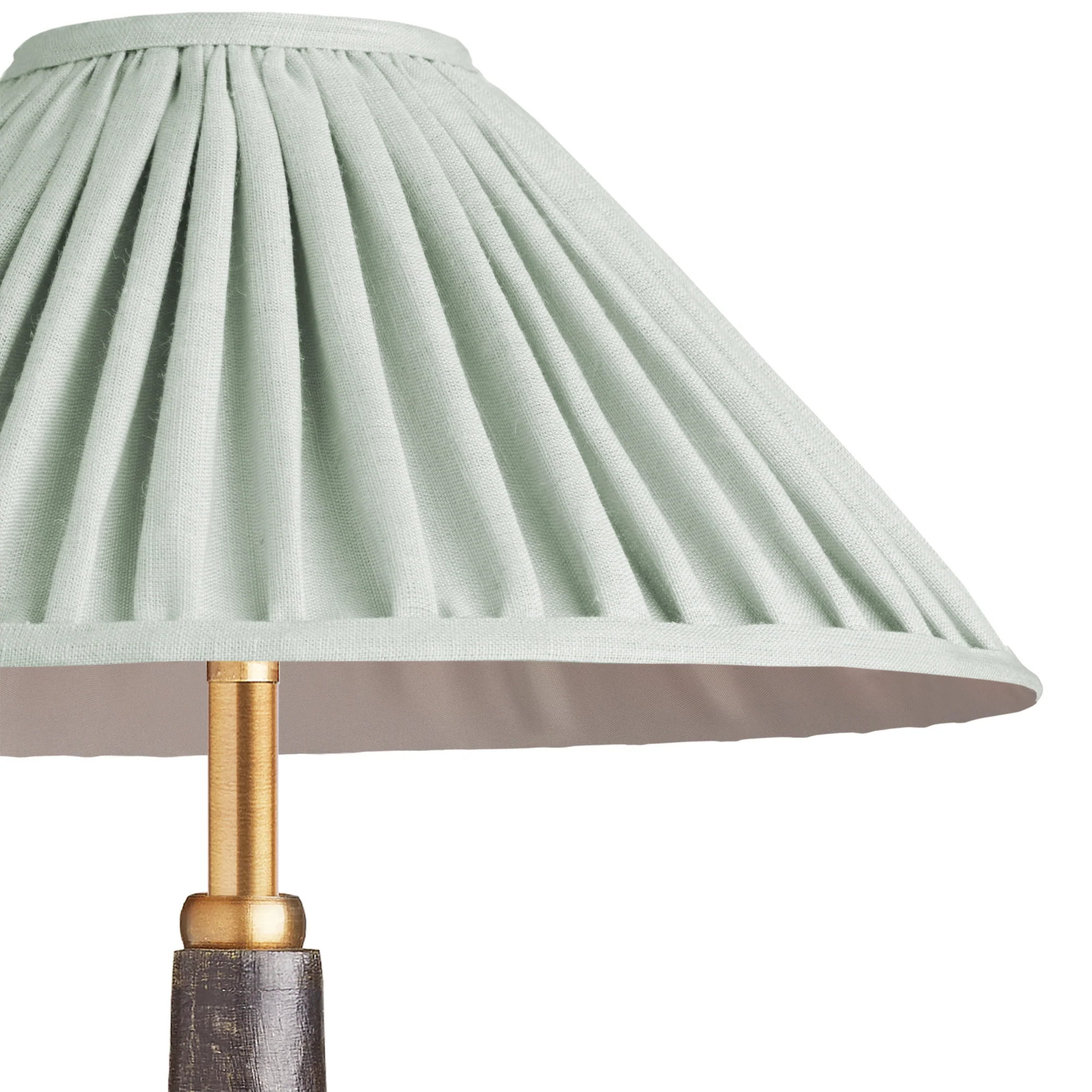 25cm extreme empire shade in Smog stonewashed linen - Image 2