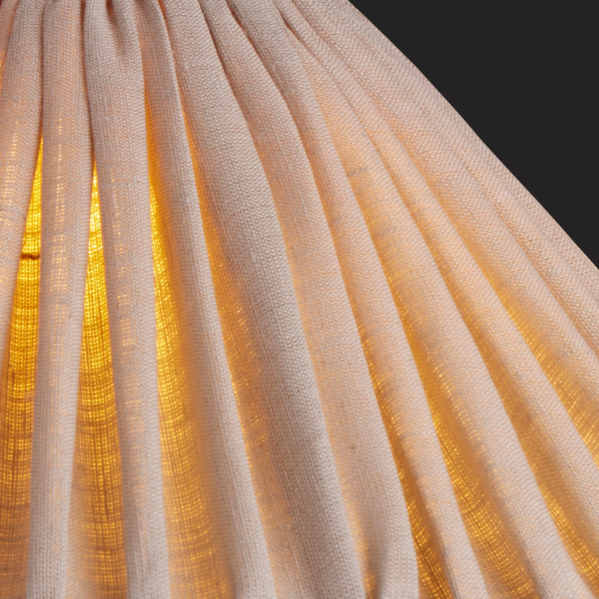25cm extreme empire shade in Smog stonewashed linen - Image 3