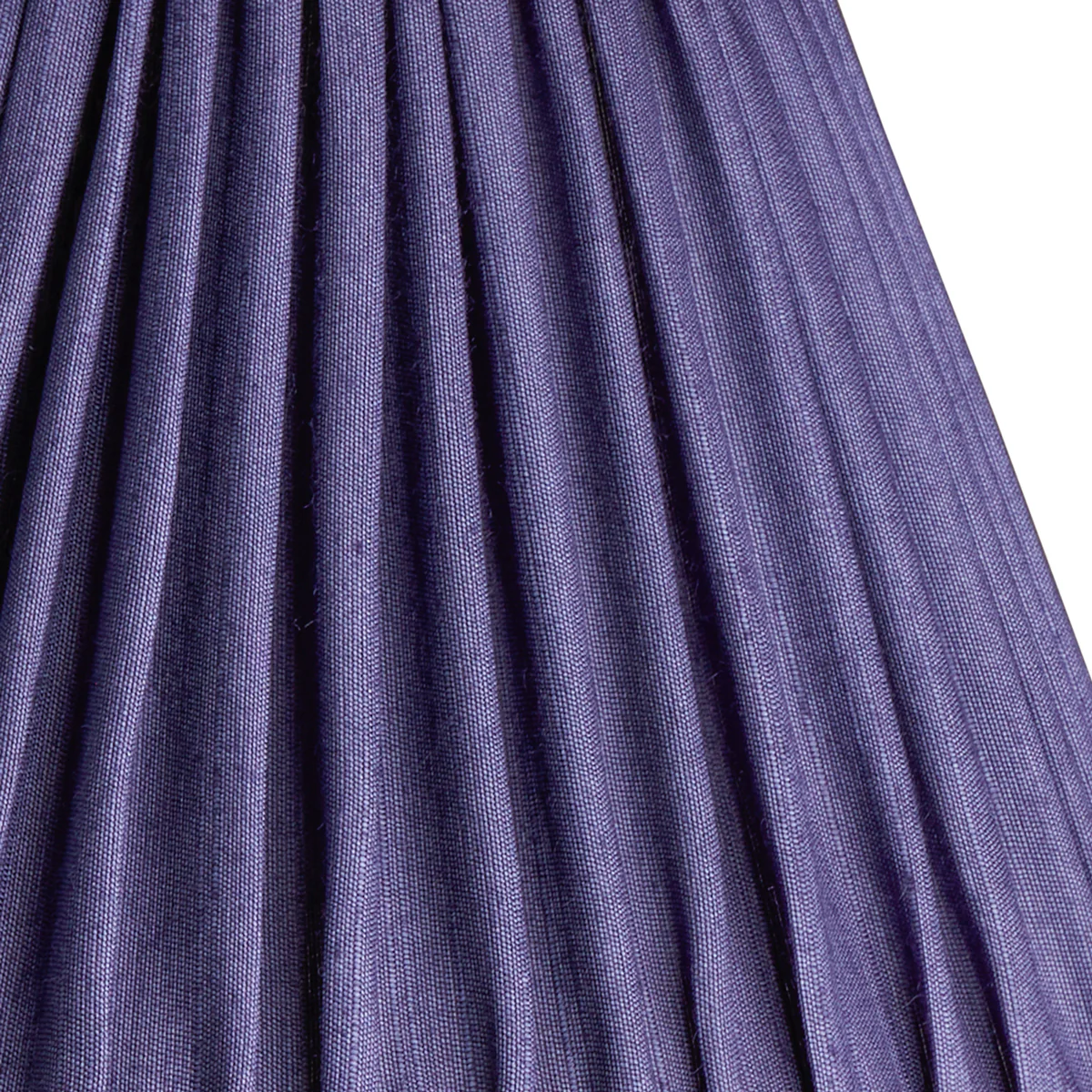 25cm scalloped shade in Cobalt silk with velvet tape