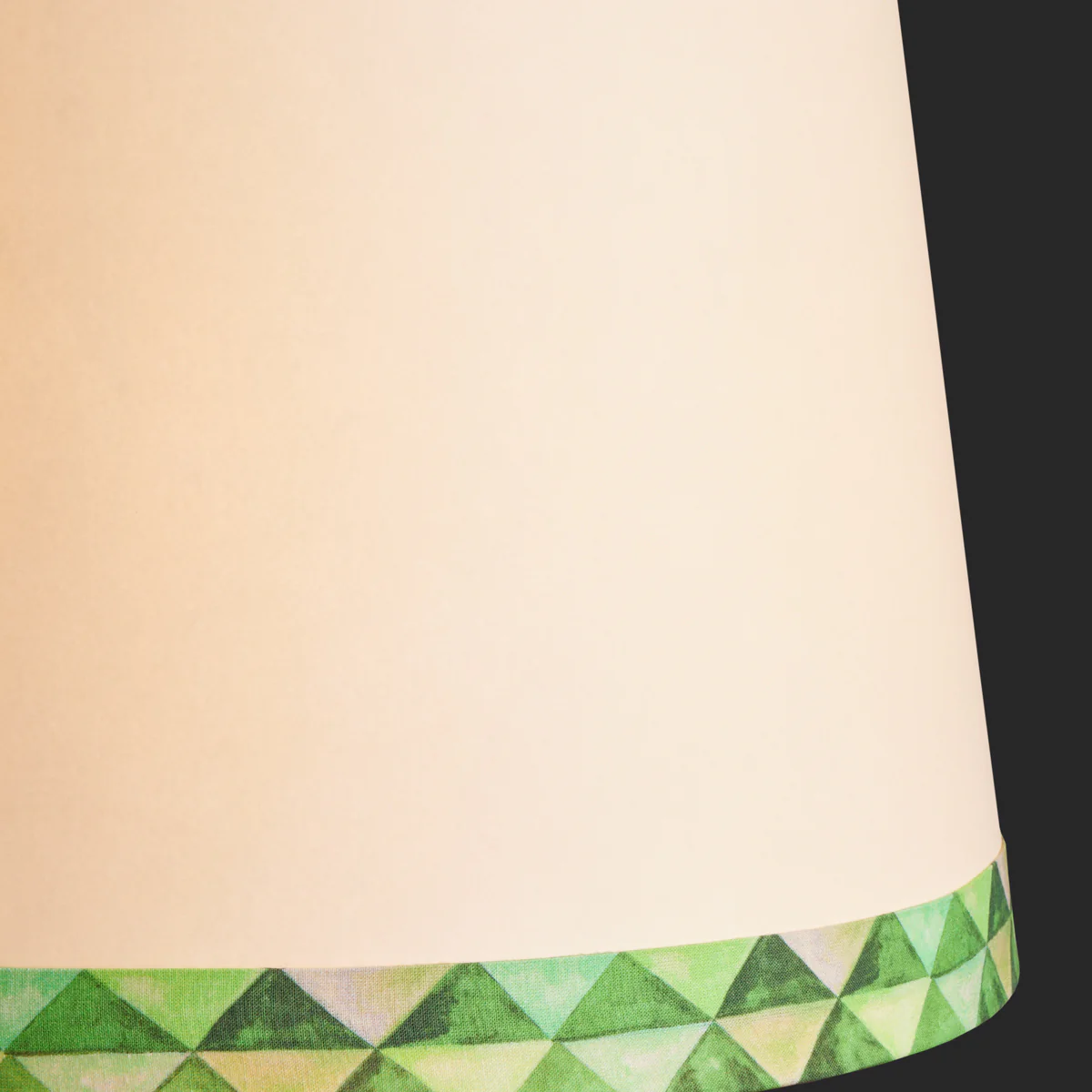 25cm tall tapered shade in green card harlequin by Matthew Williamson - Image 3