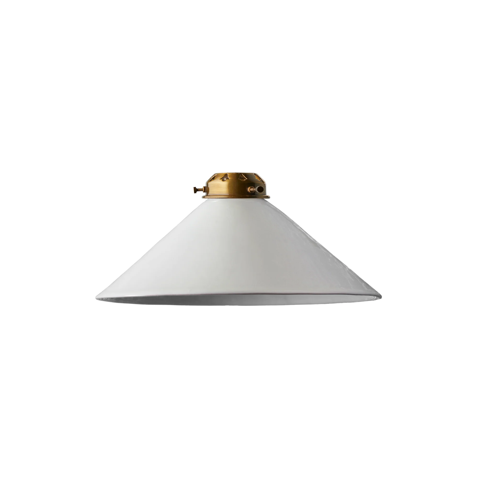 Regular 27cm Hania Ceramic Shade in Aran glaze inside and out